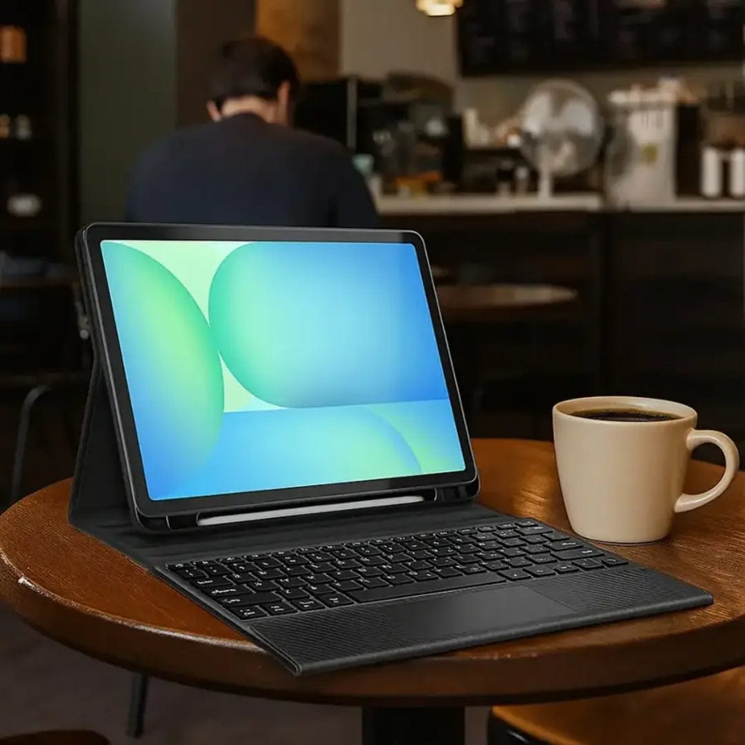 Samsung Galaxy Tab S10 FE+ Keyboard Case with Track Pad | Navigation Series