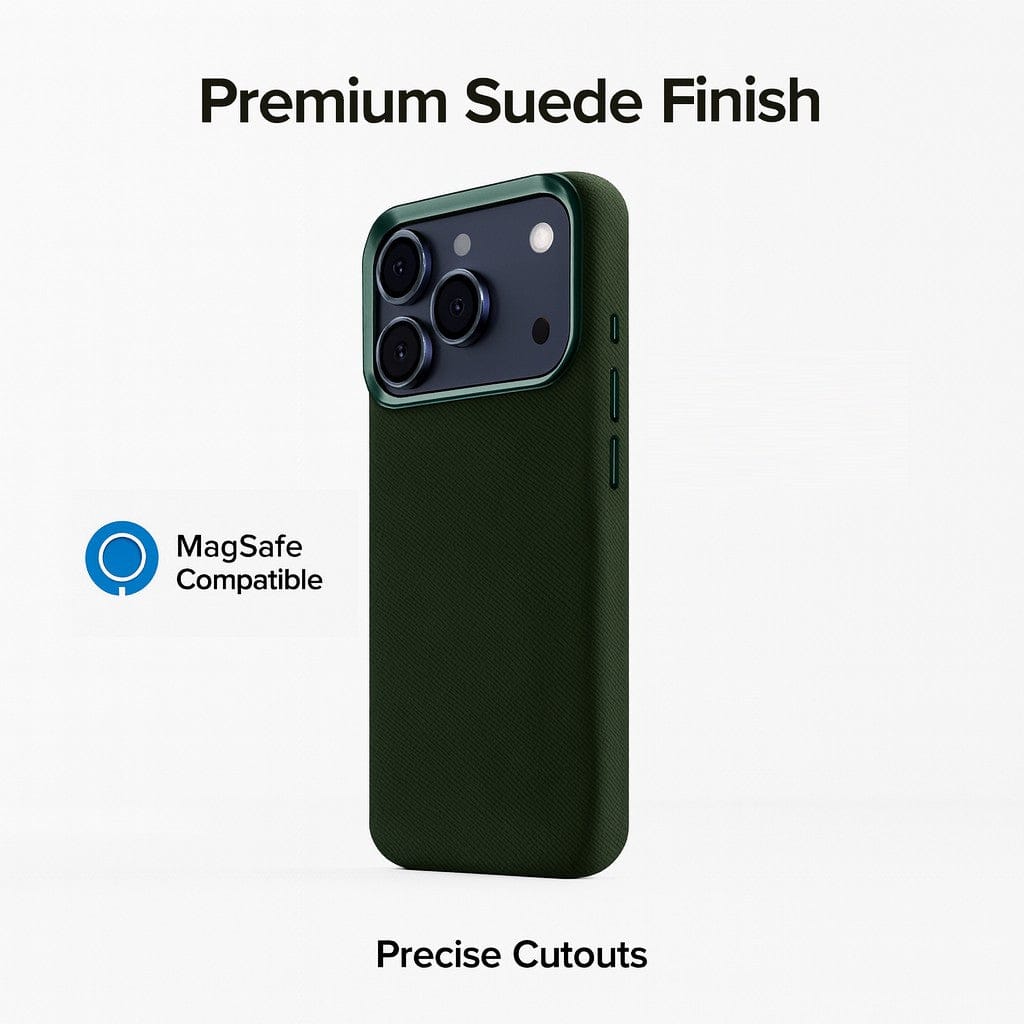 iPhone 17 Pro Case - Suede Leather | Indy Series