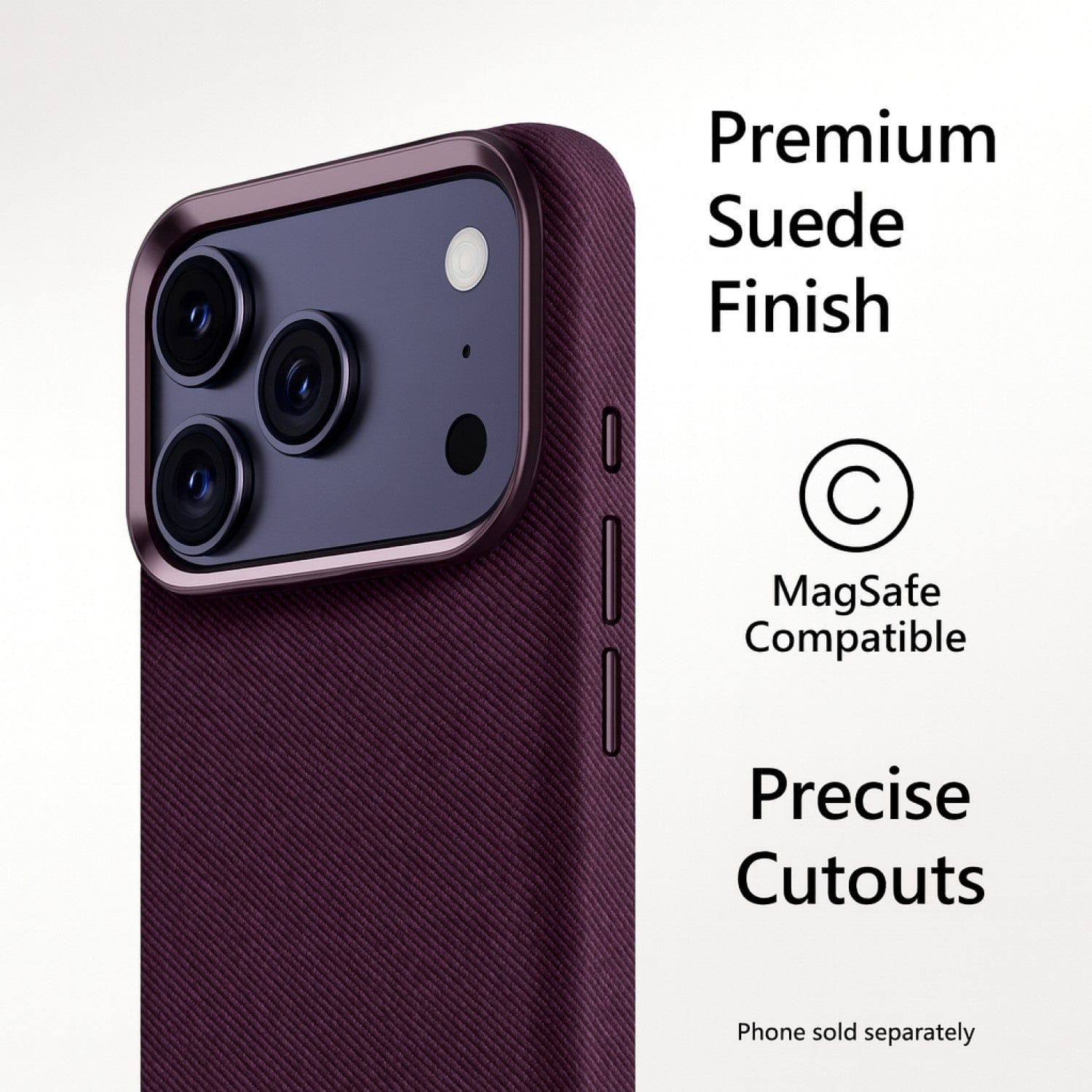 iPhone 17 Pro Case - Suede Leather | Indy Series