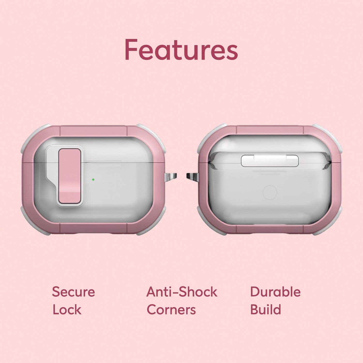 Apple AirPods Pro 3 Case - Secure Lock | Venture-X Series