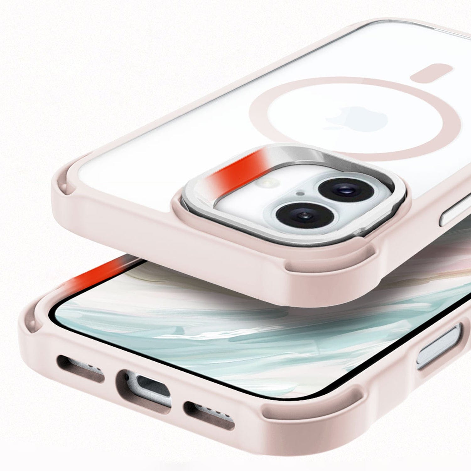 iPhone 16 Clear Kickstand Case - Anti- Slip, Rugged, MagSafe | Venture Series