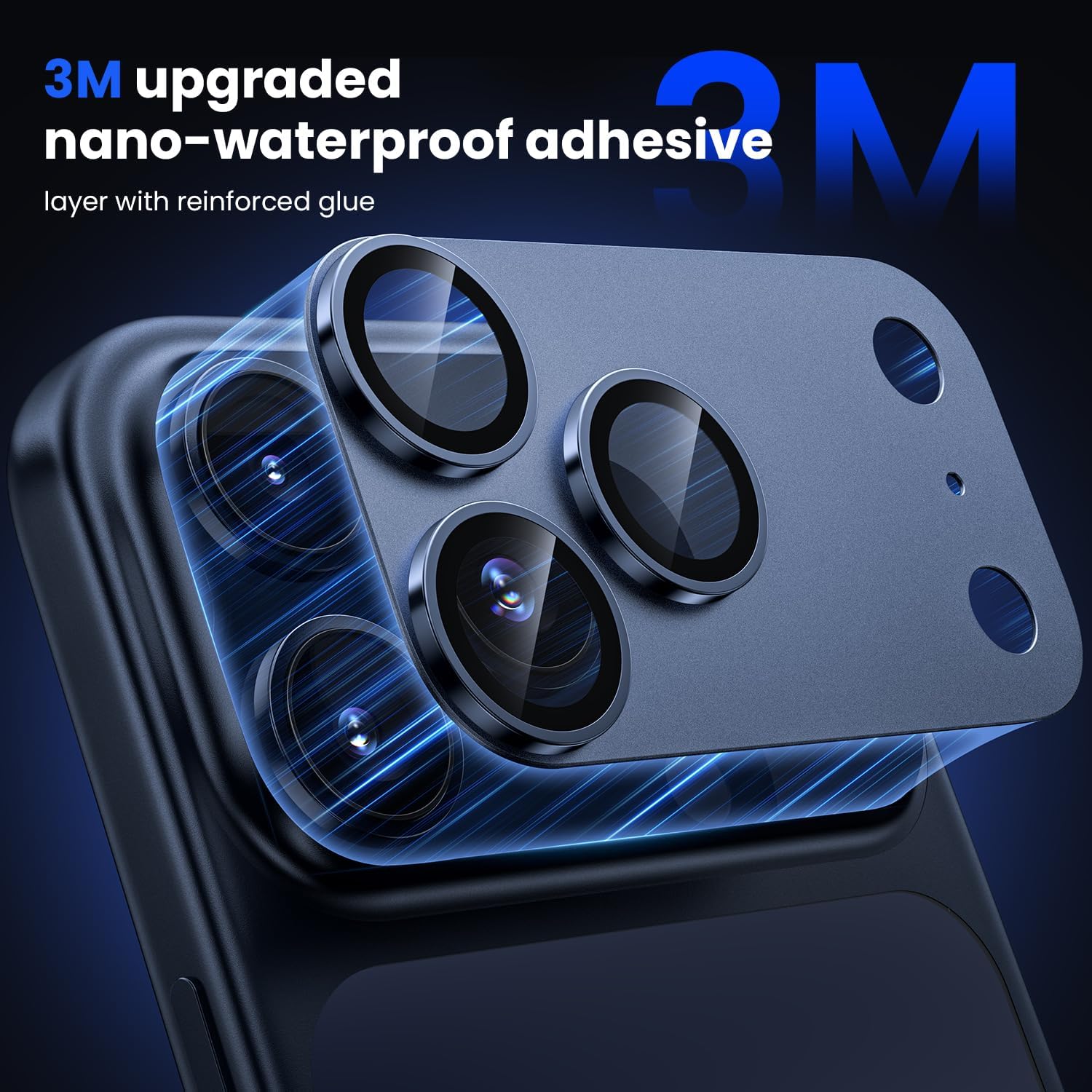 Apple iPhone 17 Pro Max Camera Protector - Strong Titanium (2-Pack) | ZeroDamage