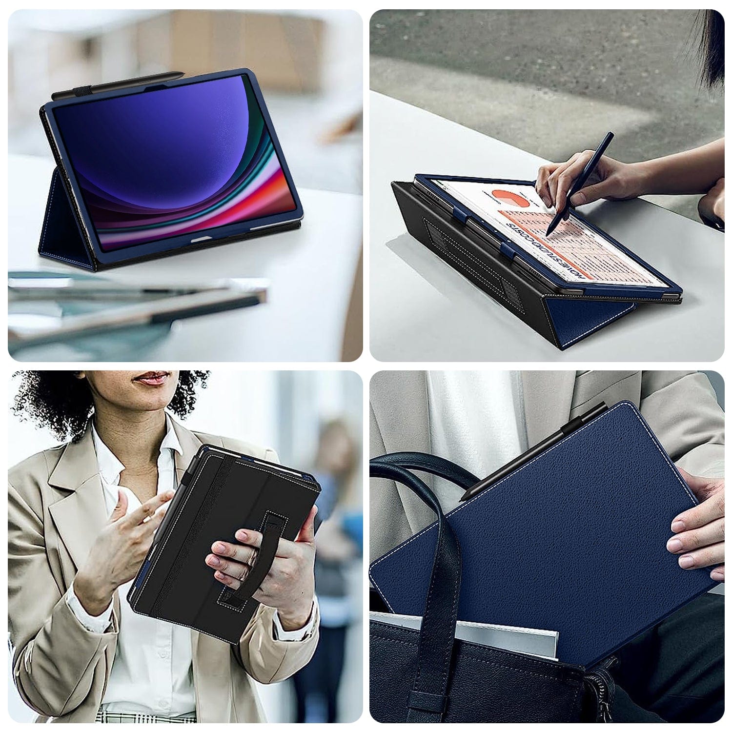 Indy Series Bi-Fold Folio Case - Galaxy Tab S9 and Tab S9 FE