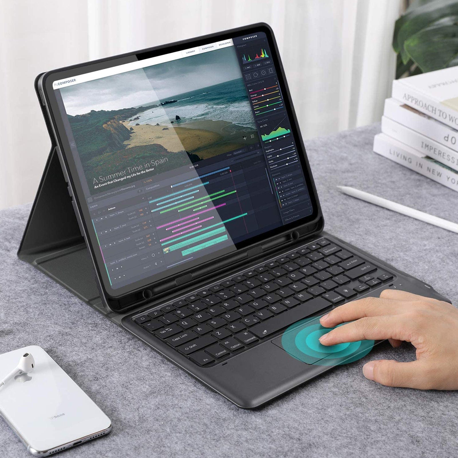 Navigate Series Folio Keyboard Case - iPad Pro 12.9"