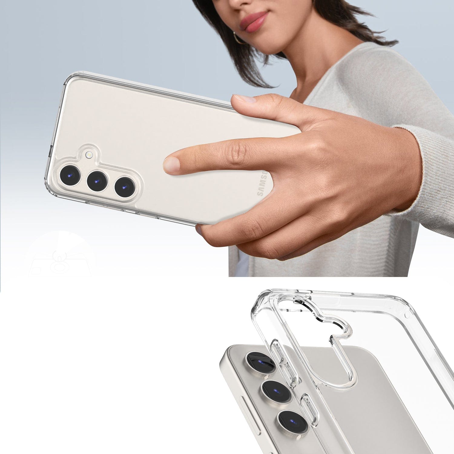 Venture Series Hard Shell Clear Case - Samsung Galaxy S24 - CP00529