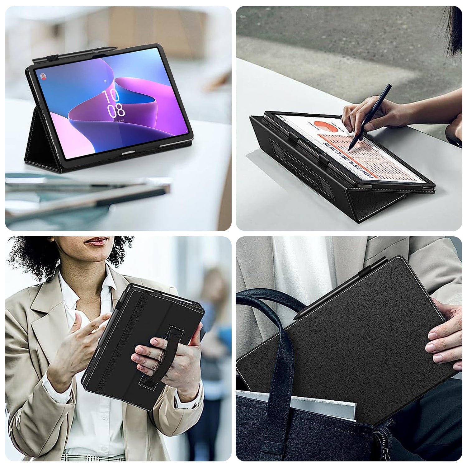 Indy Series Bi-Fold Folio Case - Lenovo Tab P11