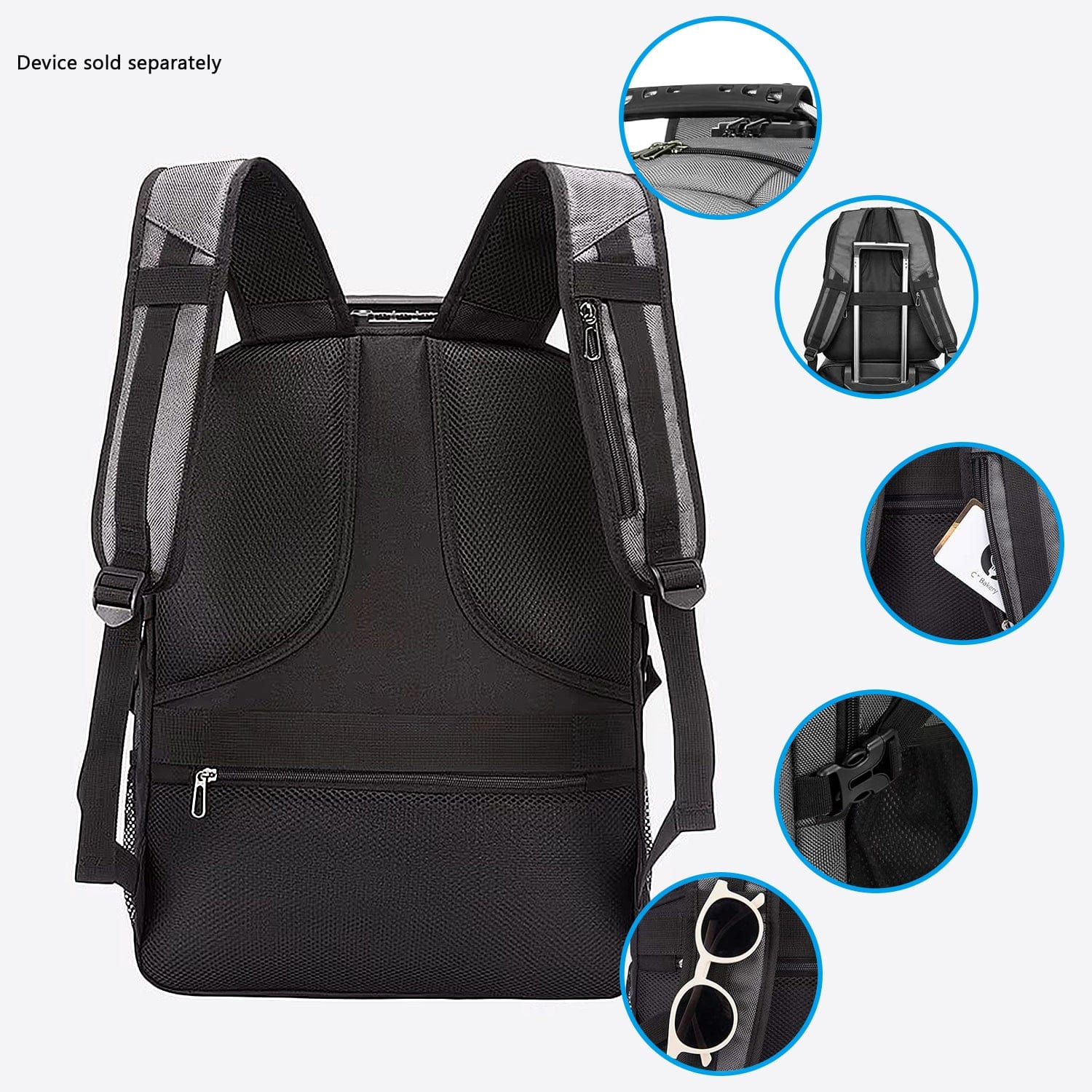 All-in-One Backpack with Anti-Theft lock Fits Laptops up to 17.3"