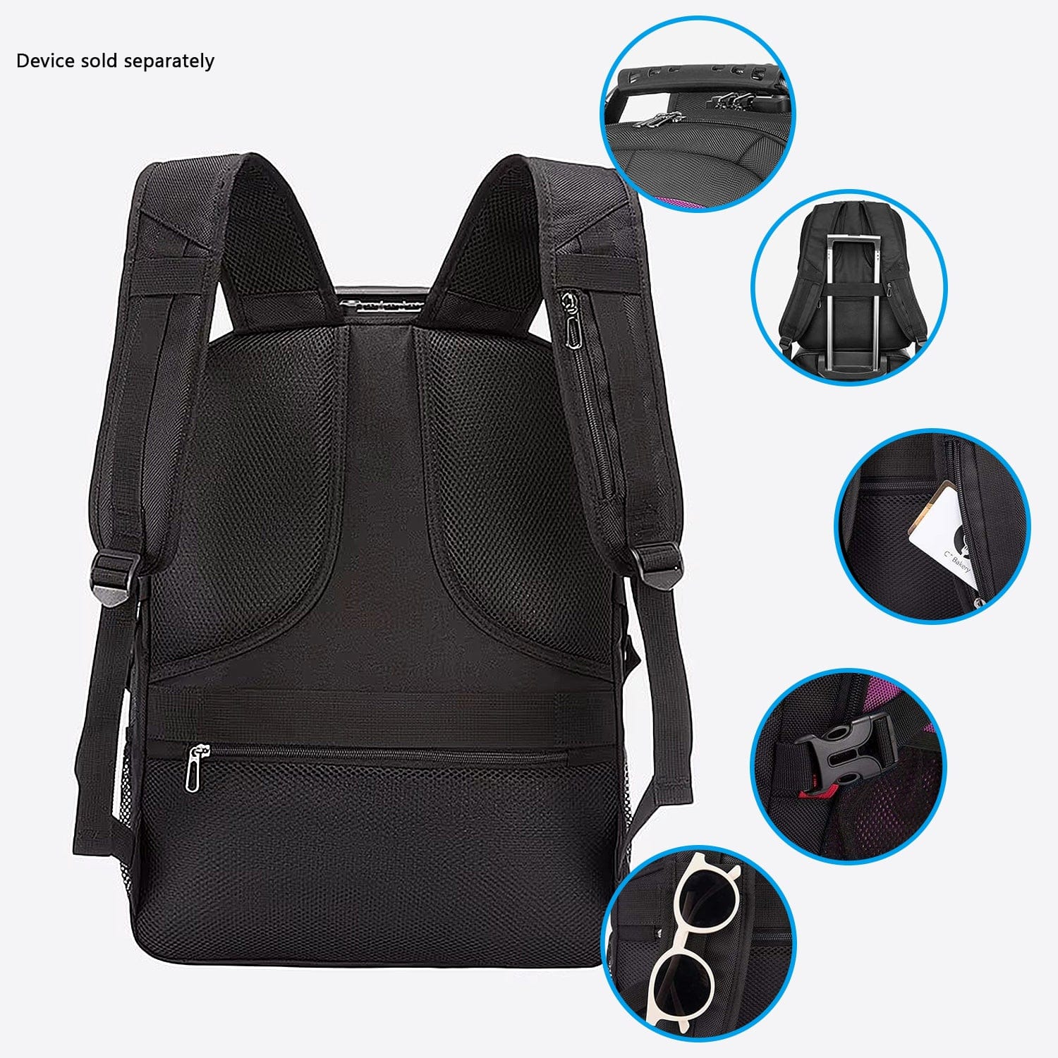 All-in-One Backpack with Anti-Theft lock Fits Laptops up to 17.3"