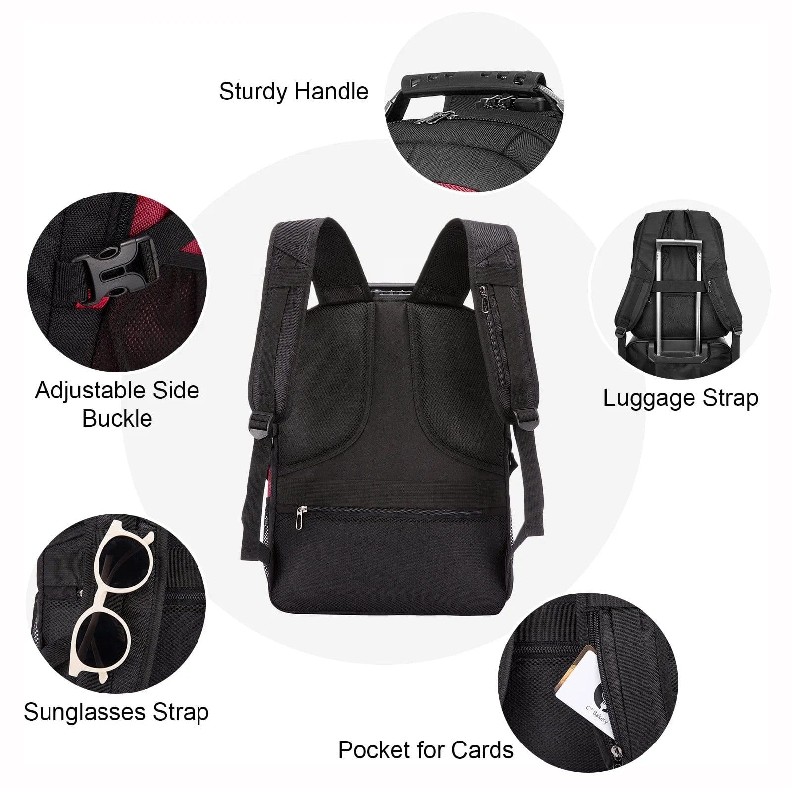 All-in-One Backpack with Anti-Theft lock Fits Laptops up to 17.3"