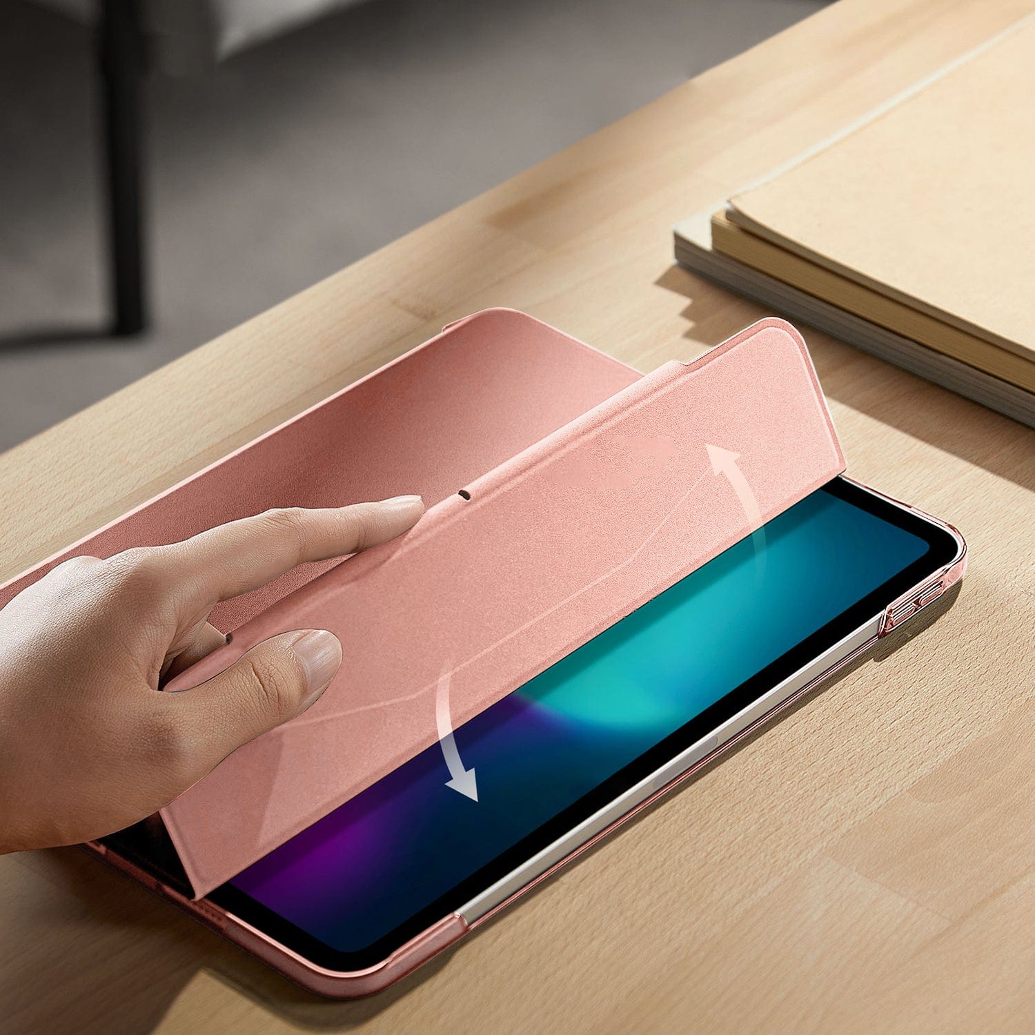 iPad Pro 13" (M4 2024 / M5 2025) Case - Tri-Fold Folio with Screen Protector | Venture Series