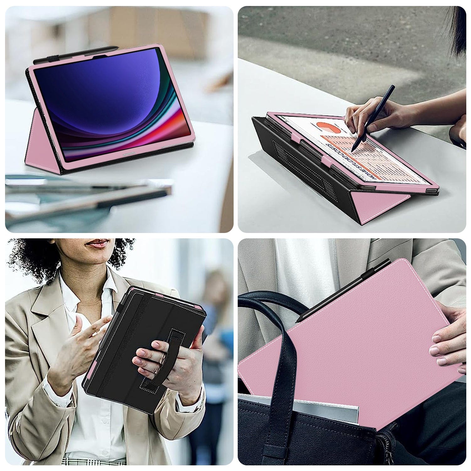 Indy Series Bi-Fold Folio Case - Samsung Galaxy Tab S10 Ultra and Tab S9 Ultra