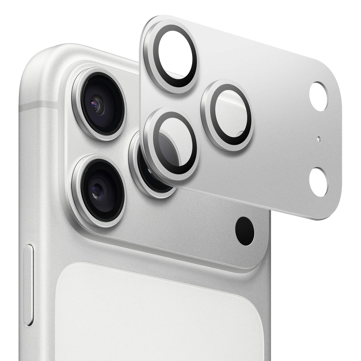 Silver camera lens protector for iPhone 18 Pro Max, 1-Pack
