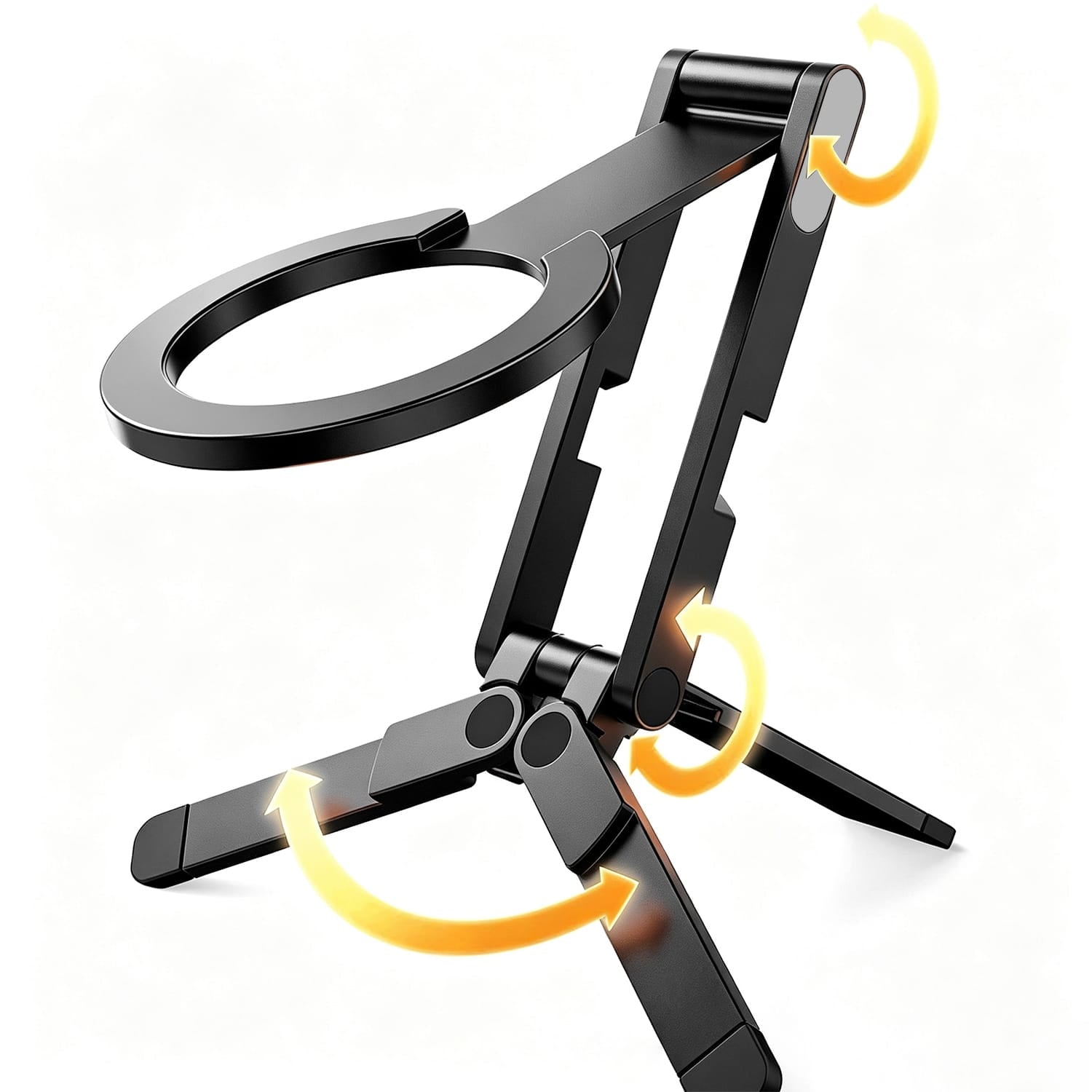 MagSafe compatible foldable tripod and stand for iPhones, product view 3