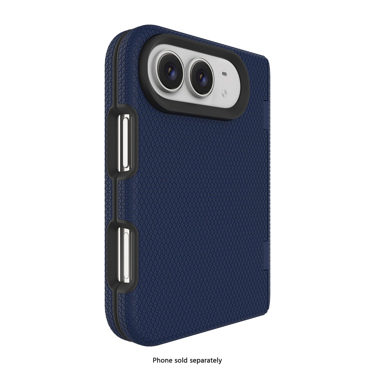 iPhone Duo Dotted MagSafe Case – Tempered Glass Bundle - Dark Blue image 5