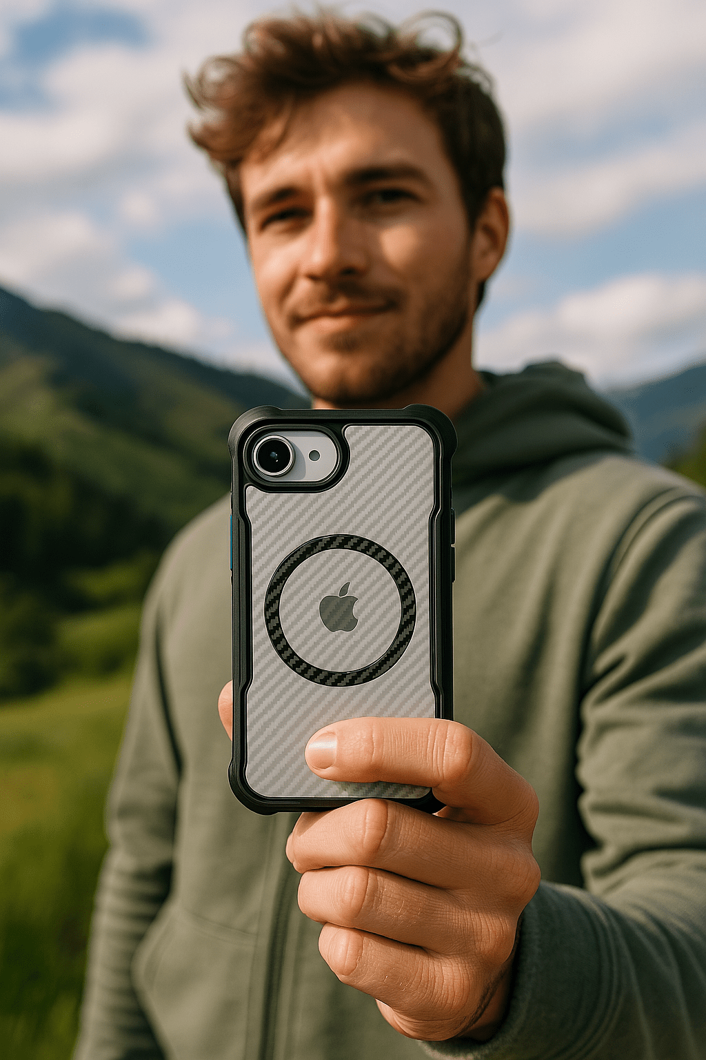 iPhone 16e Clear Case with MagSafe - Anti-Slip Grip, Rugged Protection | Venture Series