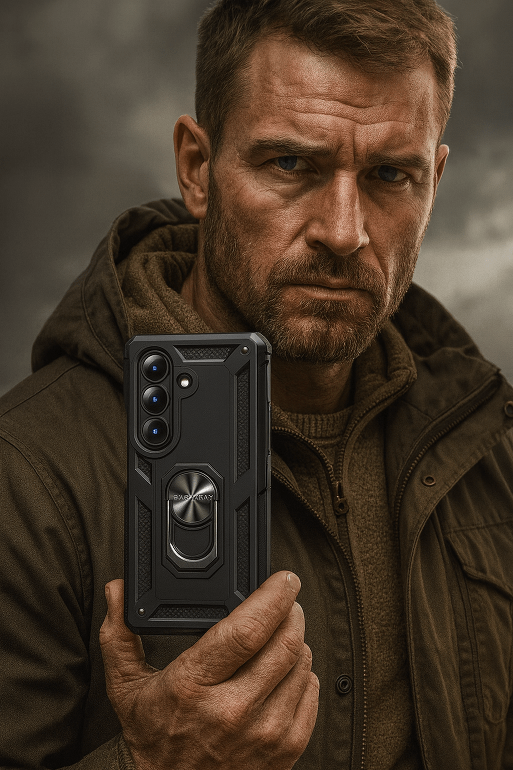 Raider Series Heavy Duty Case for Samsung Galaxy Z Fold7 - Scorpion Black