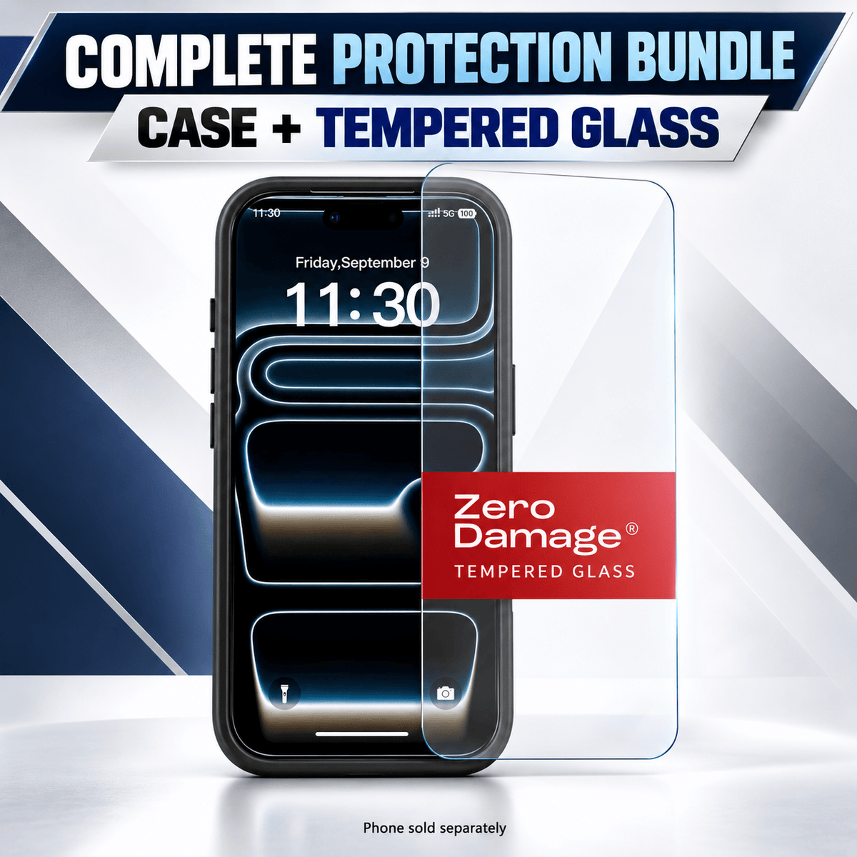 iPhone 18 Pro Case with Screen Protector - MagSafe 360° Ring Kickstand | Venture Series