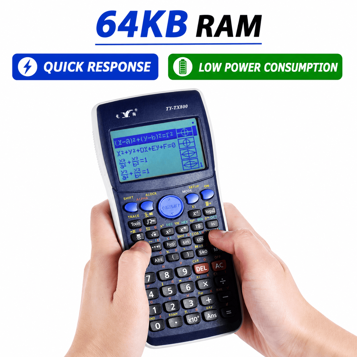 Graphing Scientific Calculator - 14-Digit Display & Financial Functions