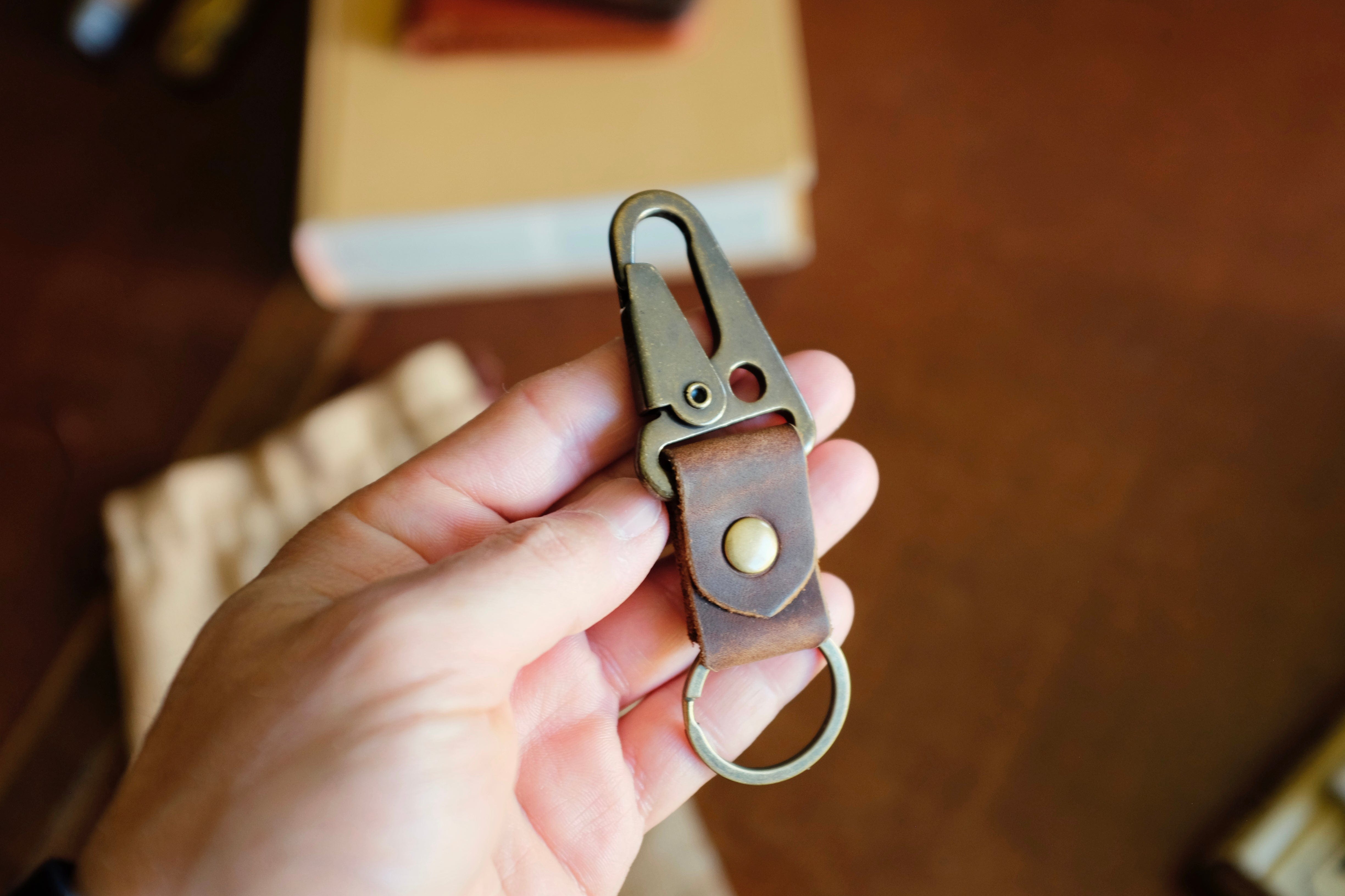Leather Key Clip N1
