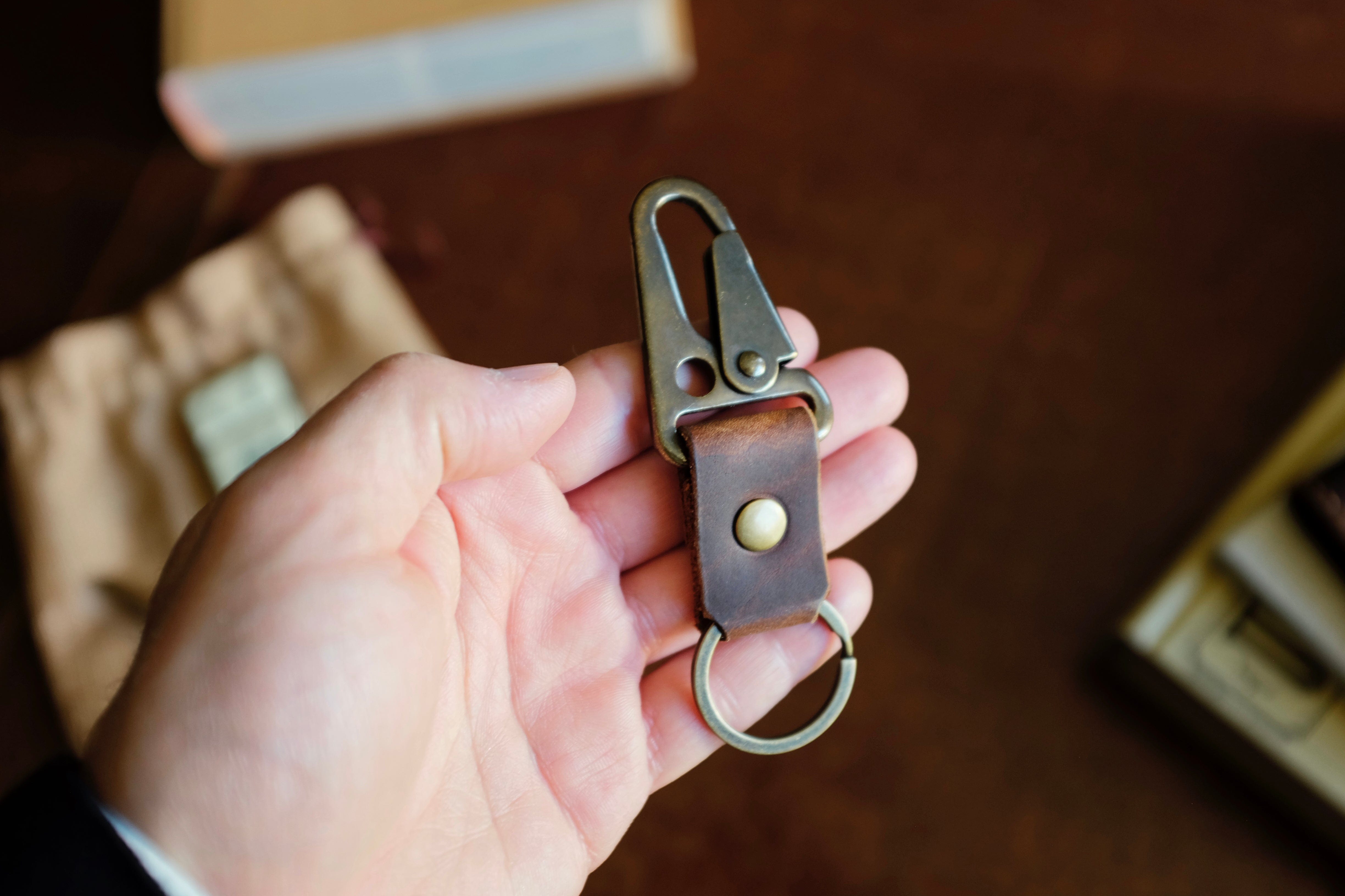 Leather Key Clip N2