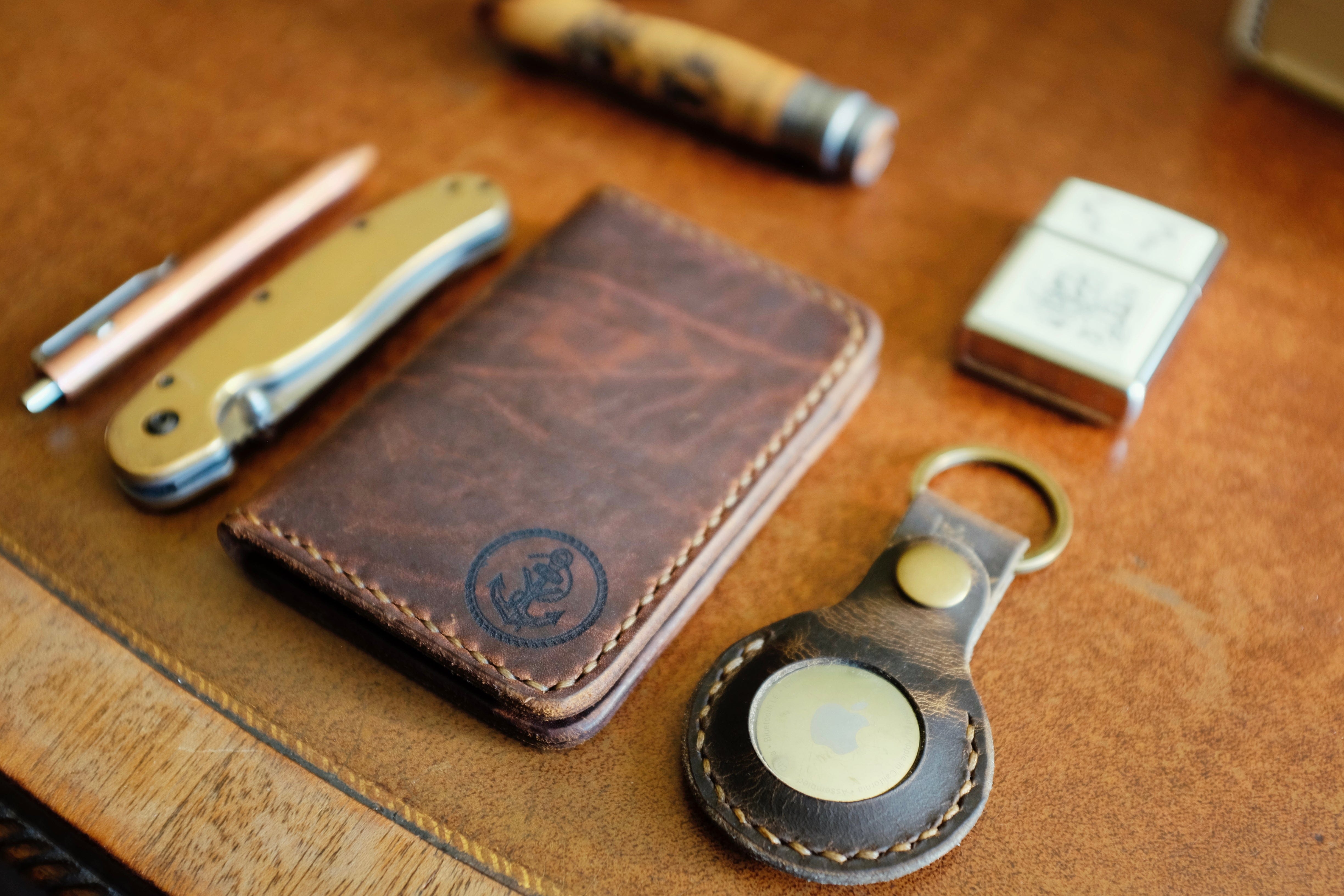 Handmade AirTag Key Ring - Apple AirTag