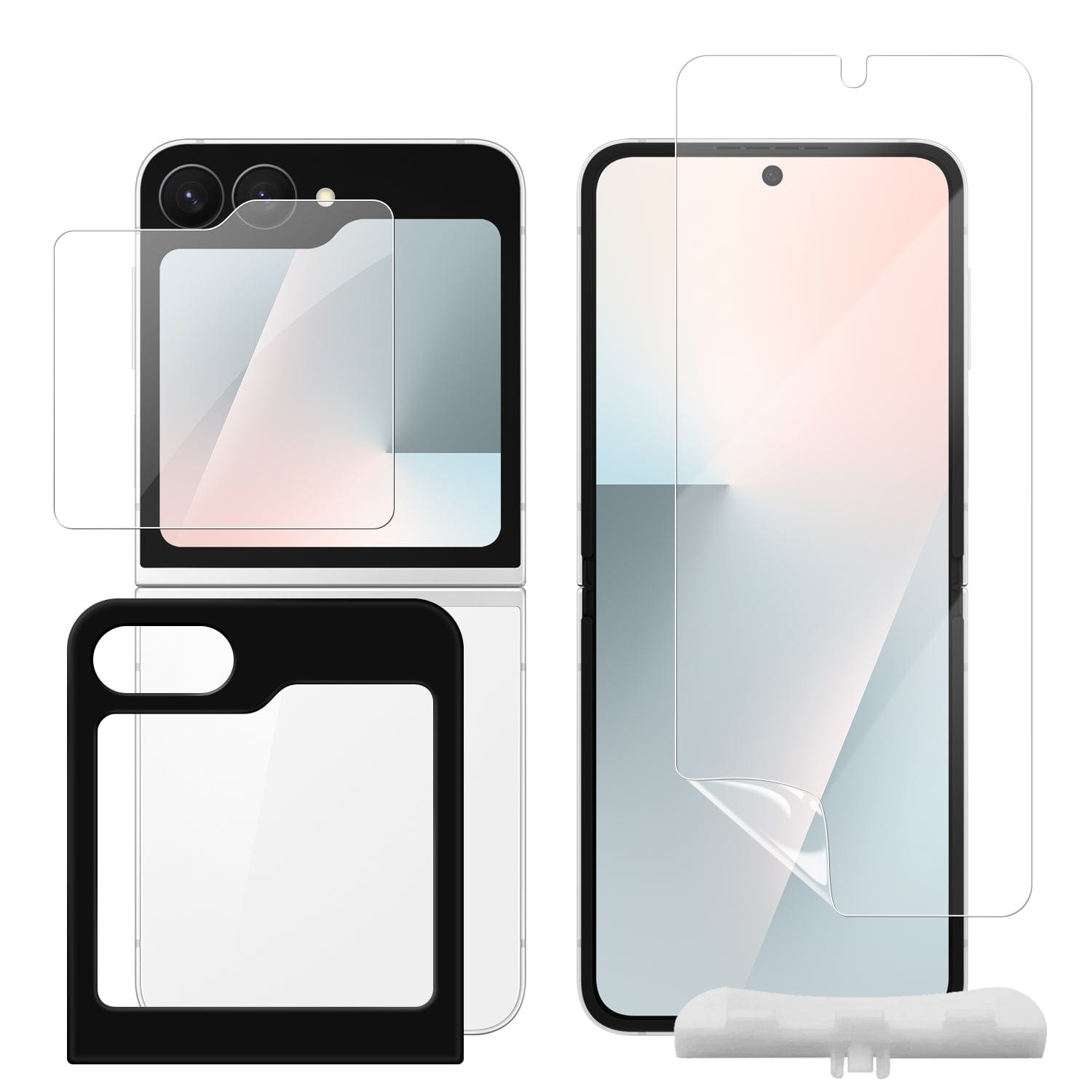 Samsung Galaxy Z Flip7 FE Screen Protector – Full Body with Alignment Tool | ZeroDamage