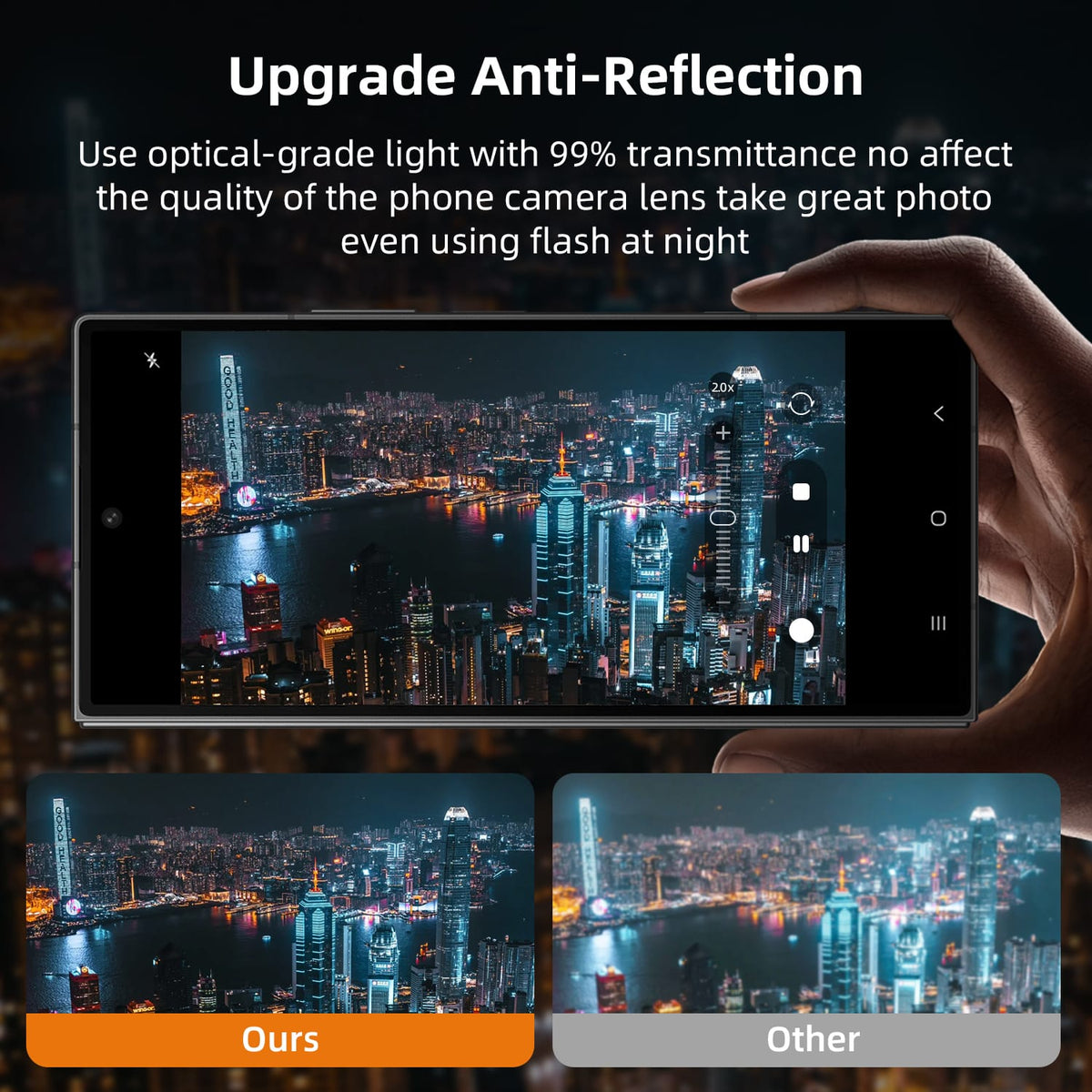 Galaxy Z Fold7 Camera Lens Protector - 9H Tempered Glass with Alignment Tool | ZeroDamage