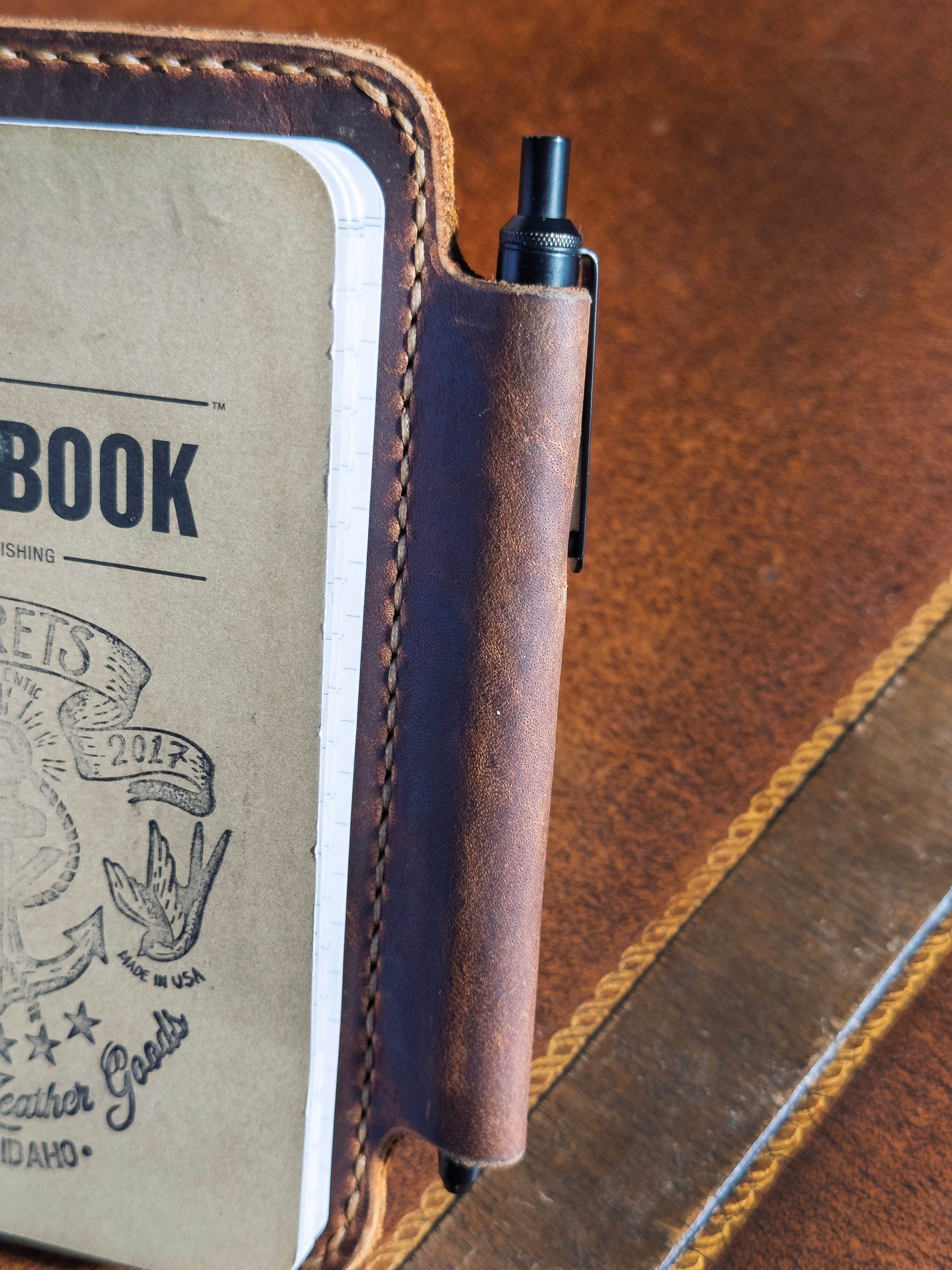Pathfinder Field Note Case - Handmade Full-Grain Leather | Yarets Leather