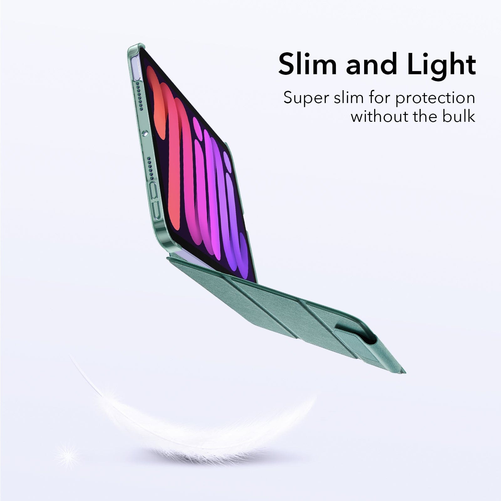 Venture Series Tri-Fold Magnetic Case - Apple iPad mini (A17 Pro) Apple iPad mini (6th Generation 2021)