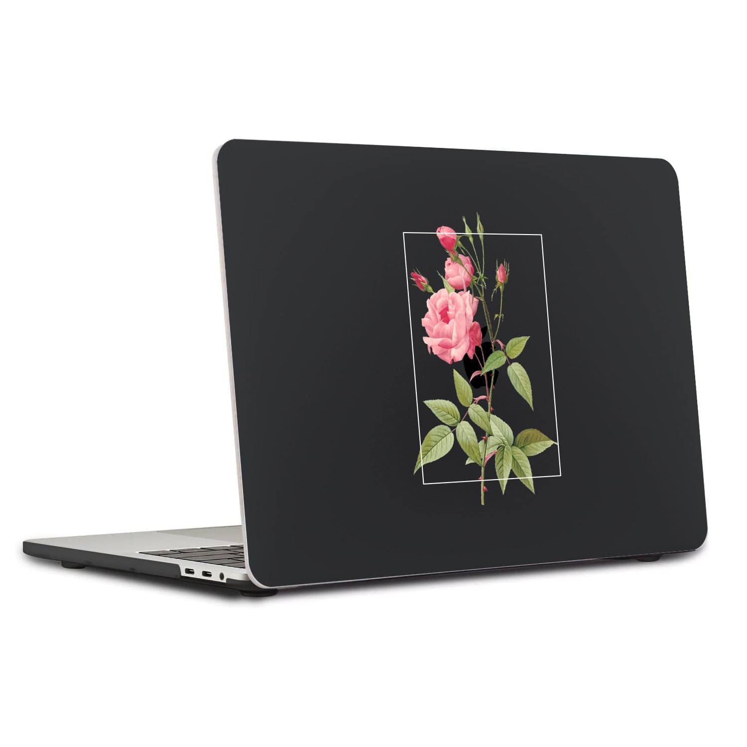 Hybrid-Flex Pink Rose Arts Case for MacBook Air