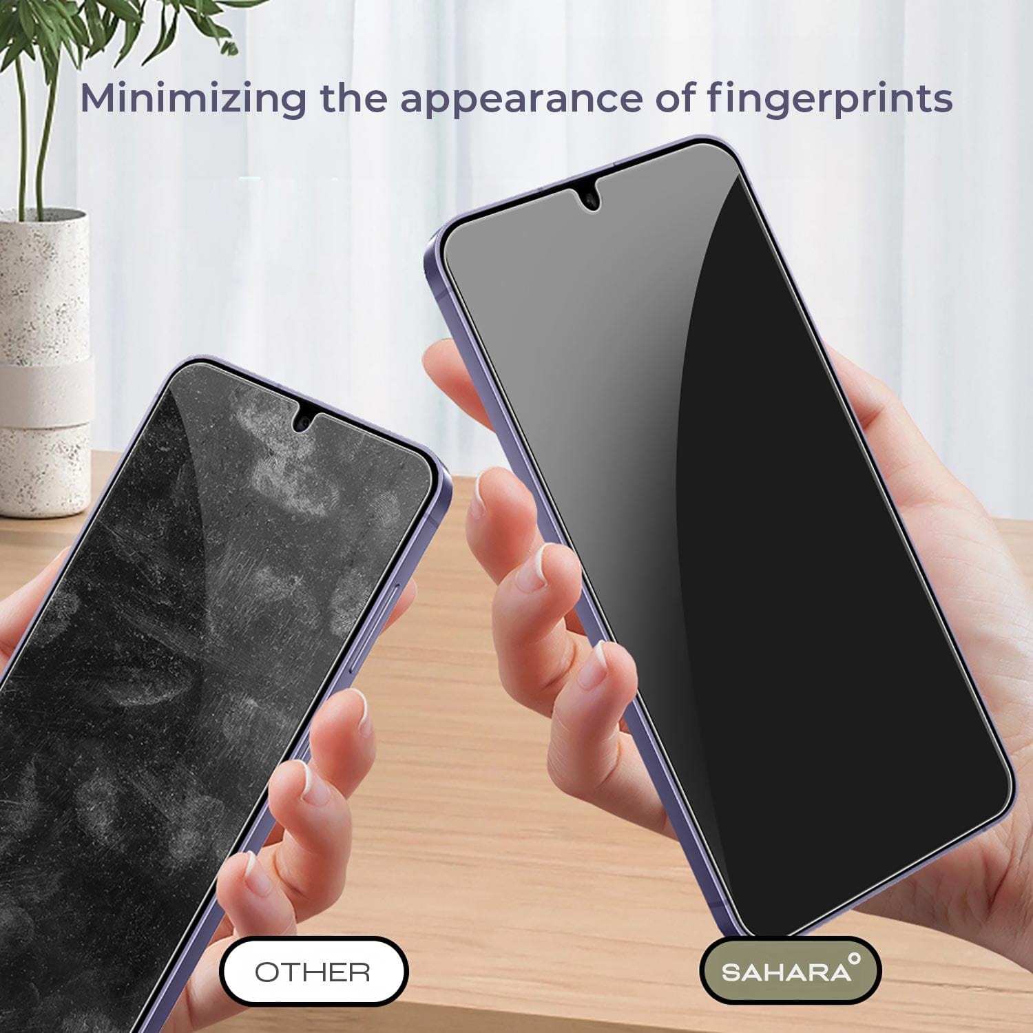 ZeroDamage Ultra-Strong Tempered Glass Screen Protector (2-Pack) - Samsung Galaxy S24