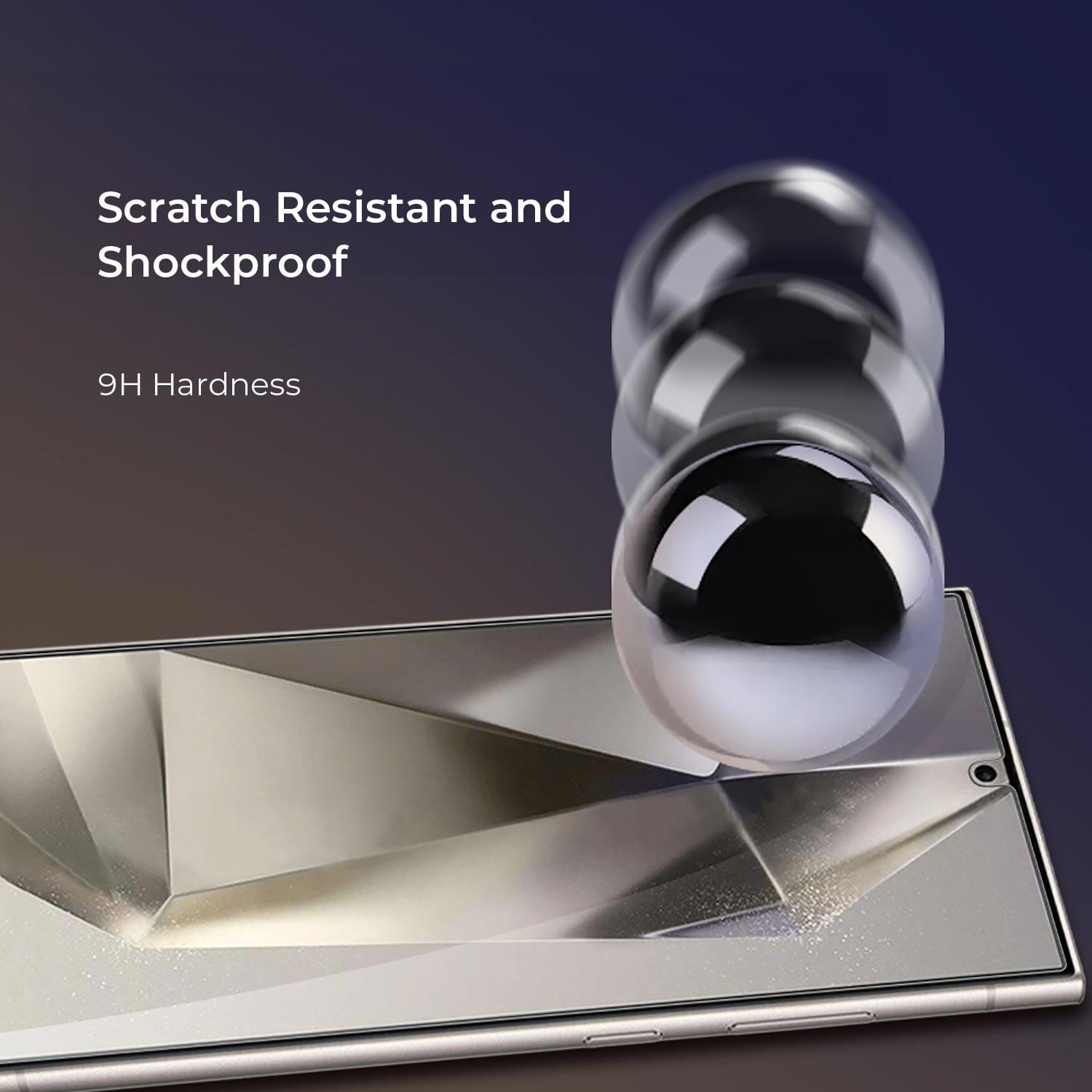 ZeroDamage Ultra-Strong Tempered Glass Screen Protector (2-Pack) - Samsung Galaxy S24 Ultra