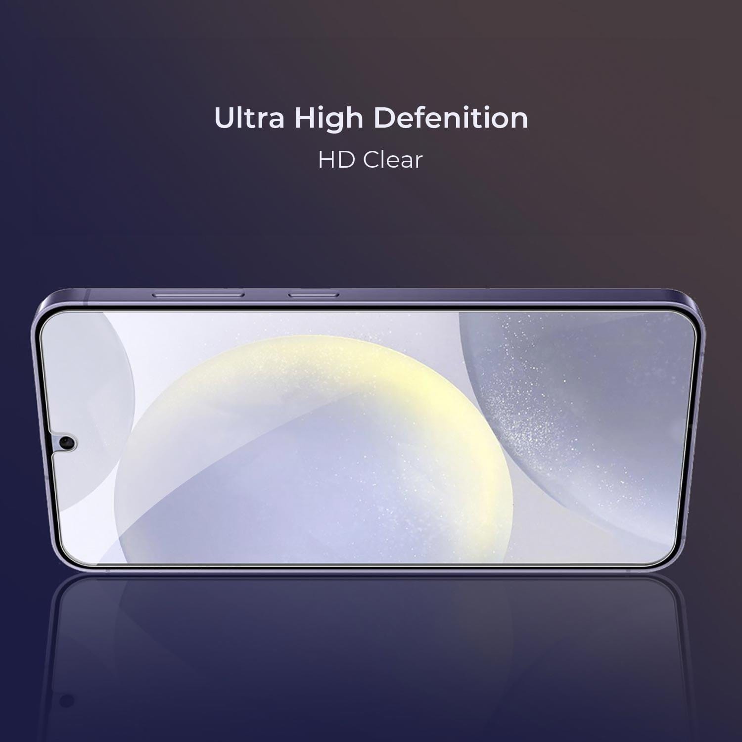 ZeroDamage Ultra-Strong Tempered Glass Screen Protector (2-Pack) - Samsung Galaxy S24 Ultra