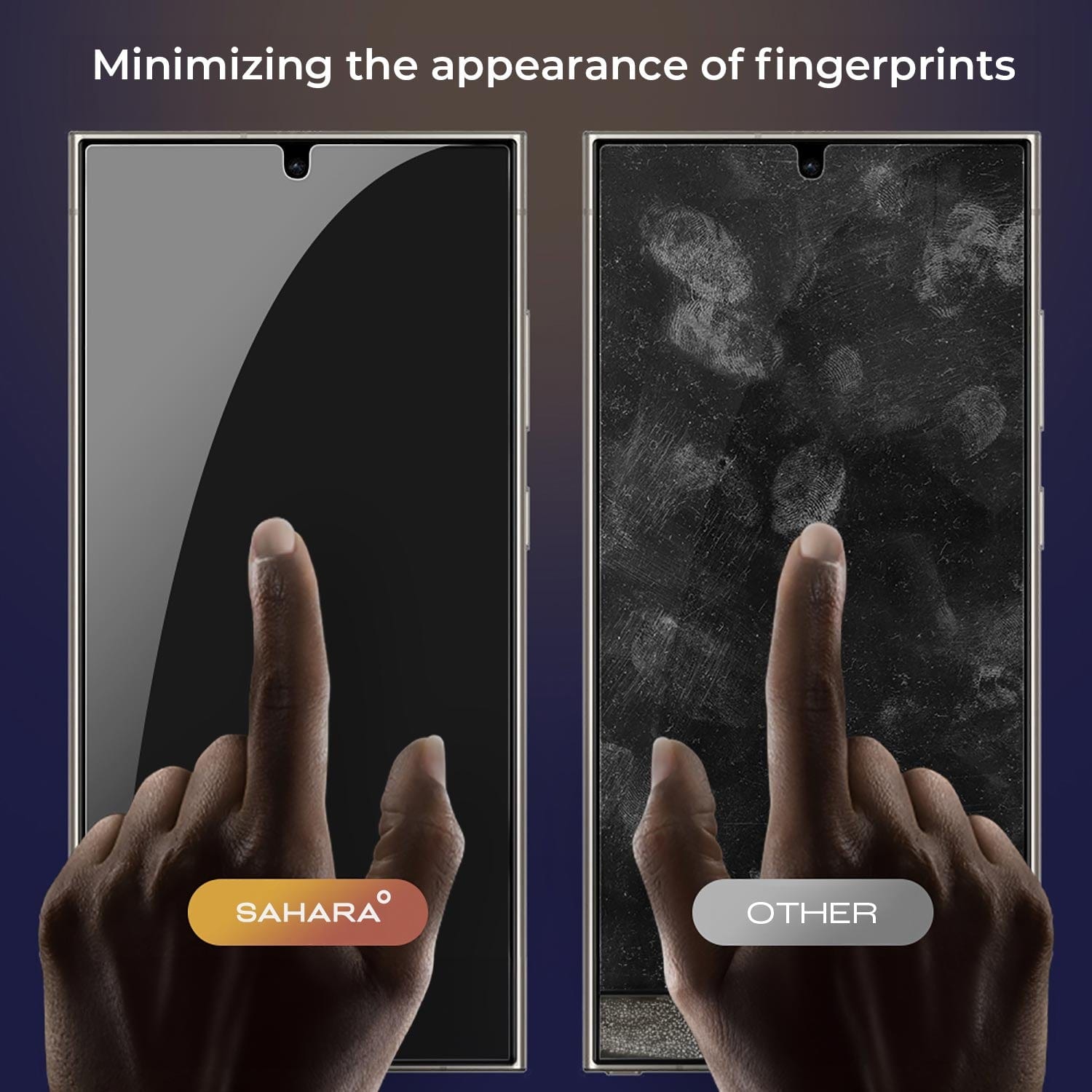 ZeroDamage Ultra-Strong Tempered Glass Screen Protector (2-Pack) - Samsung Galaxy S24 Ultra