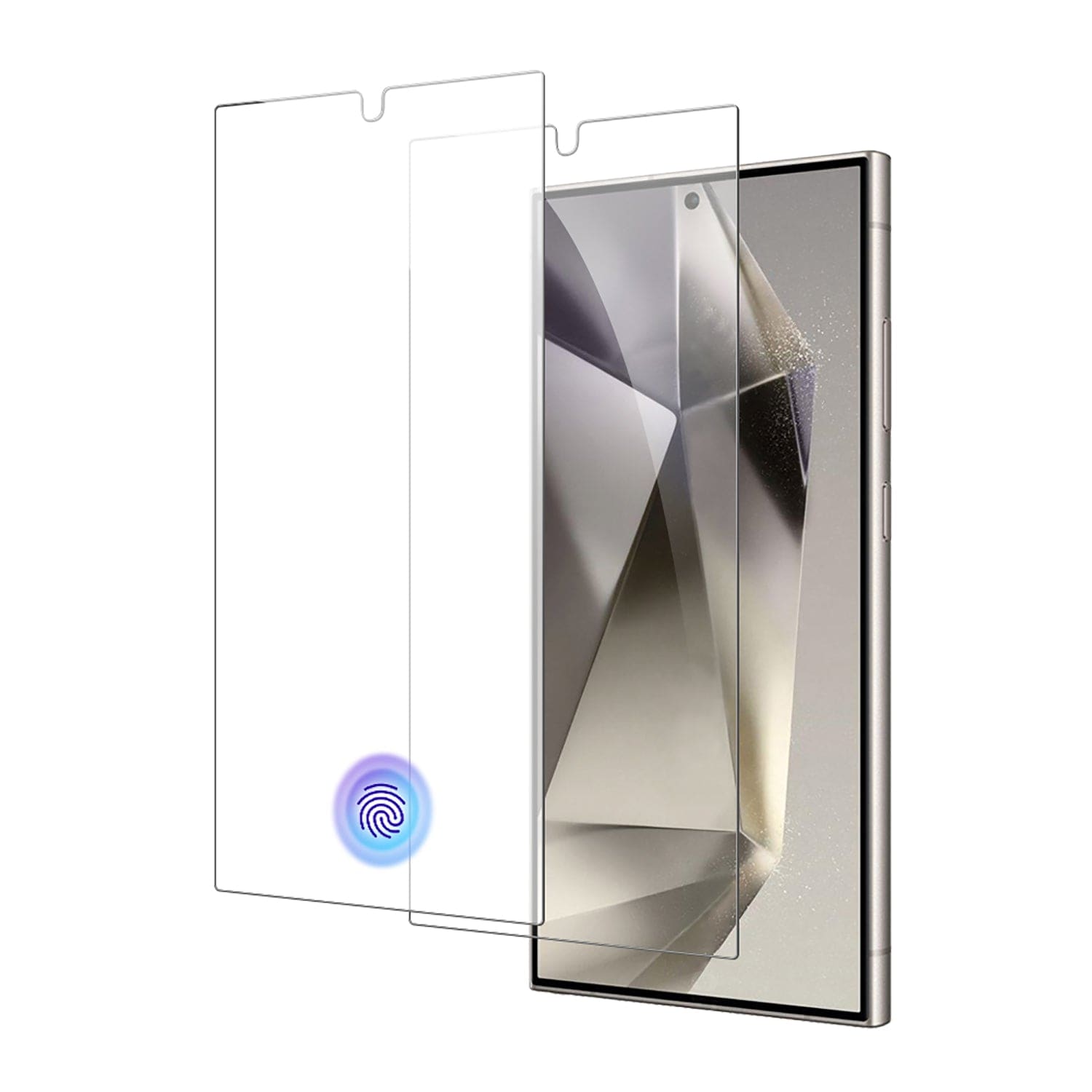 ZeroDamage Ultra-Strong Tempered Glass Screen Protector (2-Pack) - Samsung Galaxy S24 Ultra