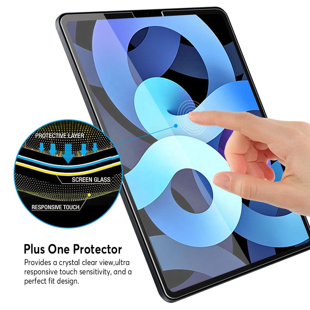 SaharaCase ZeroDamage tempered glass screen protector packaging for smartphones.