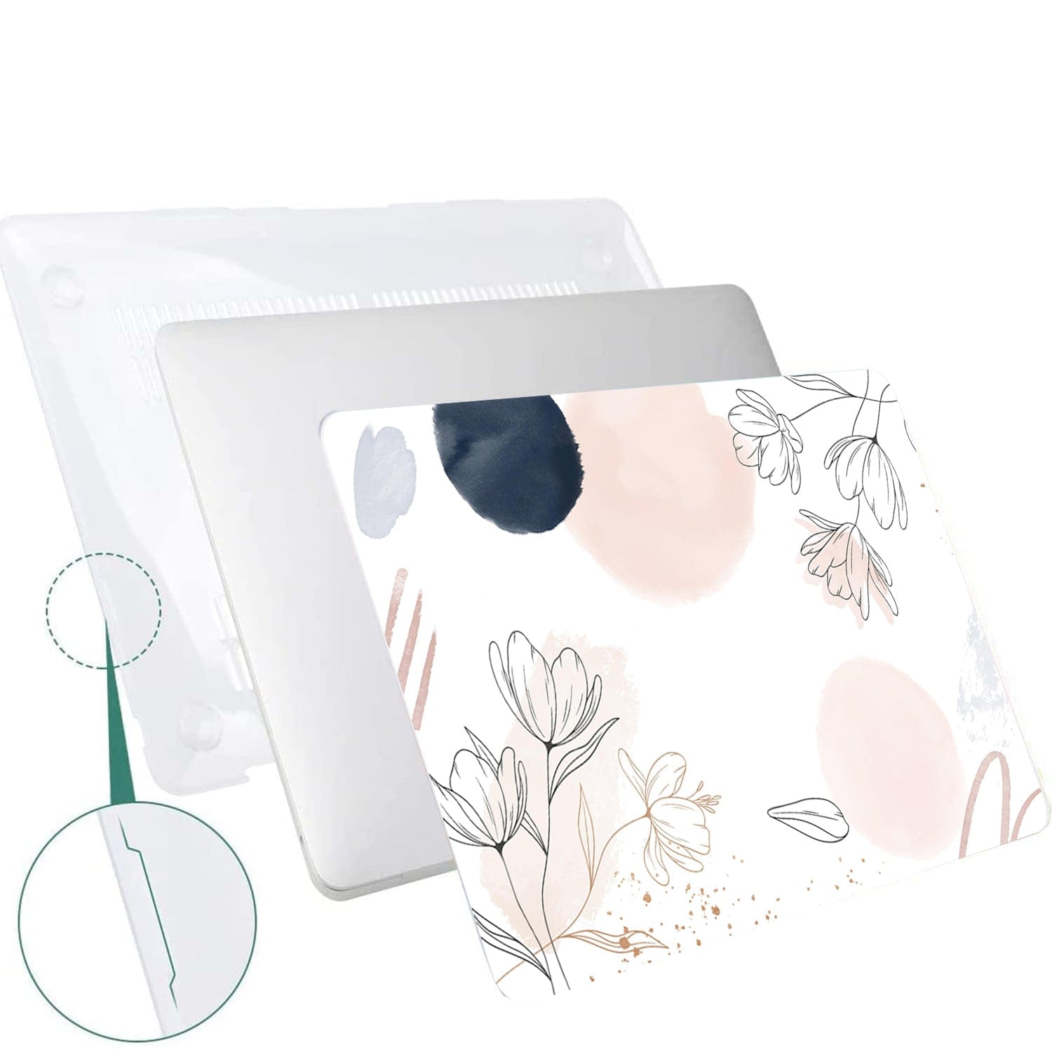 MacBook Pro Case - Hybrid-Flex Watercolor Floral