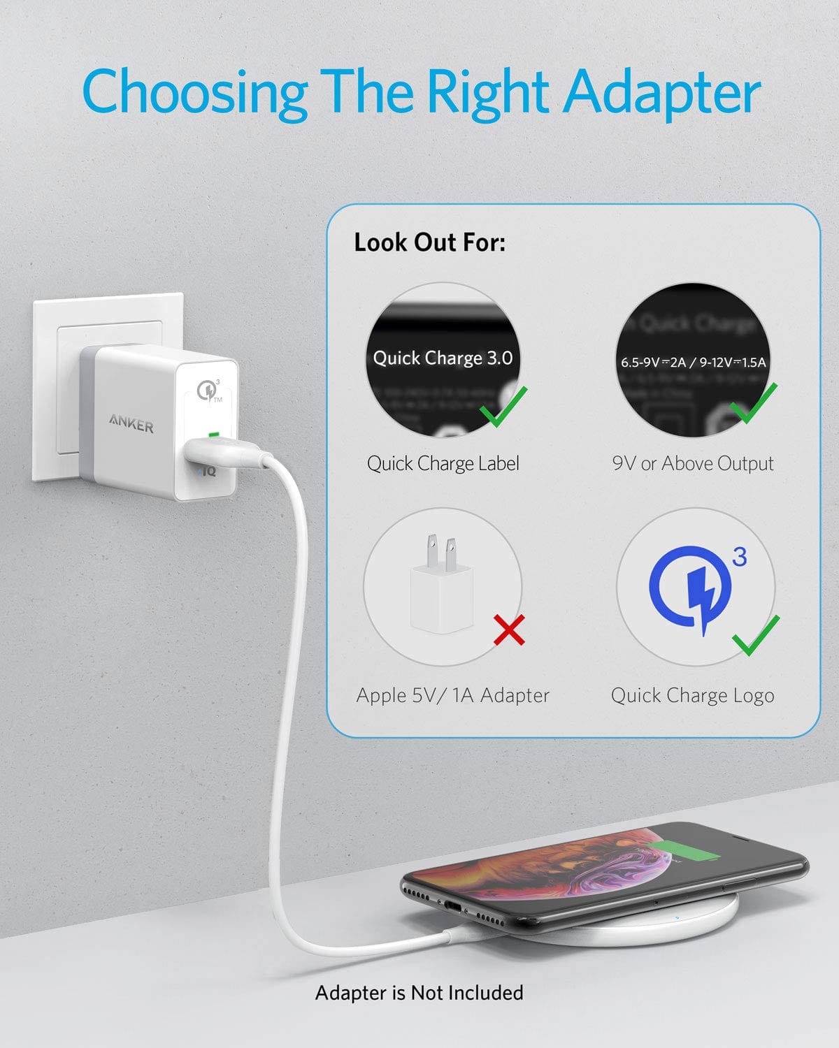 Anker <b>313</b> Wireless Charger (Pad)