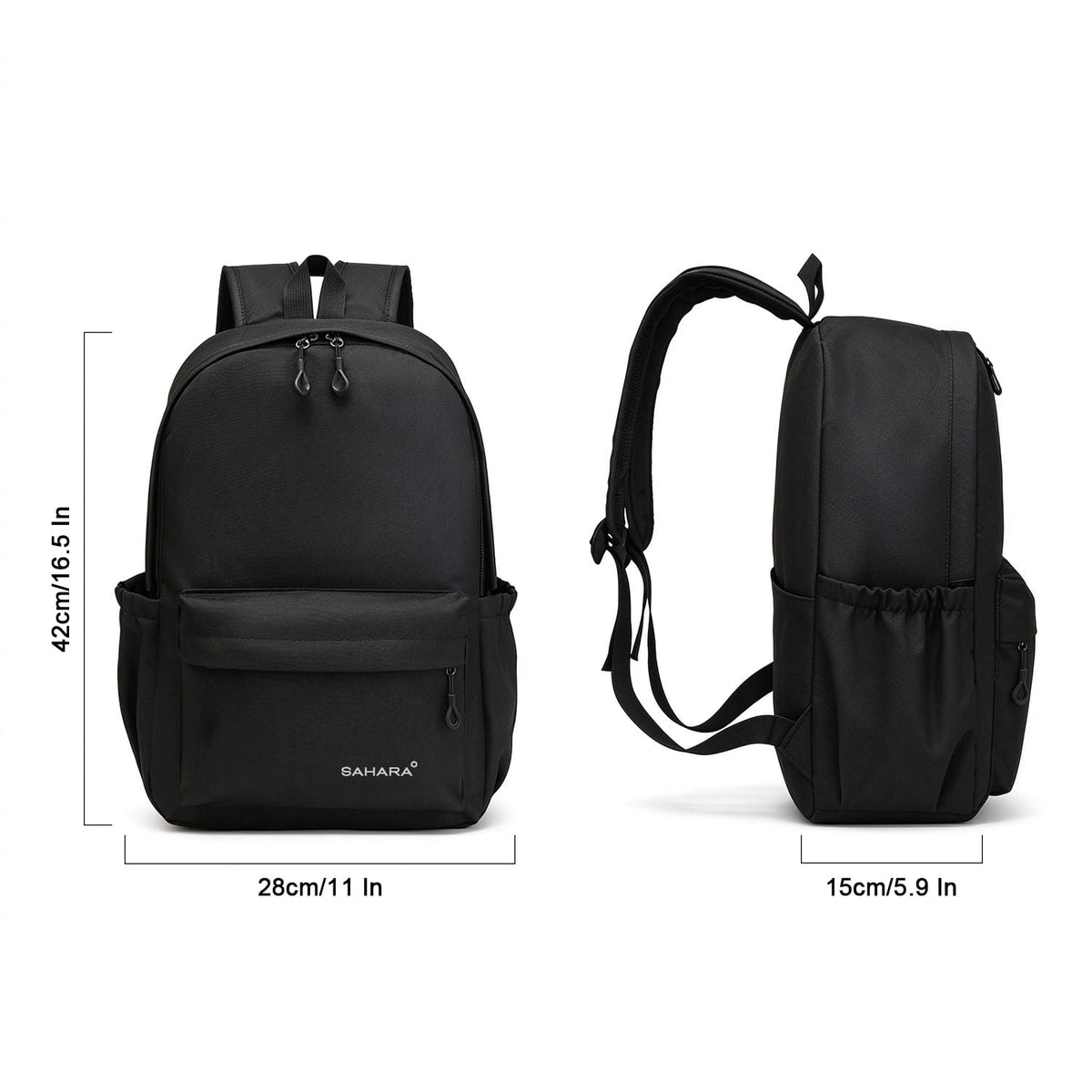 Sahara 16-Inch School Backpack - Waterproof Oxford Fabric | Classic Series