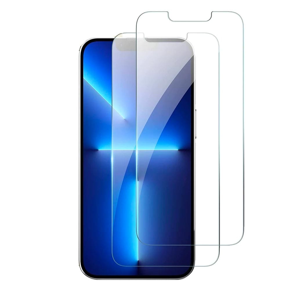 iPhone 13 SaharaCase tempered glass screen protector product photo.