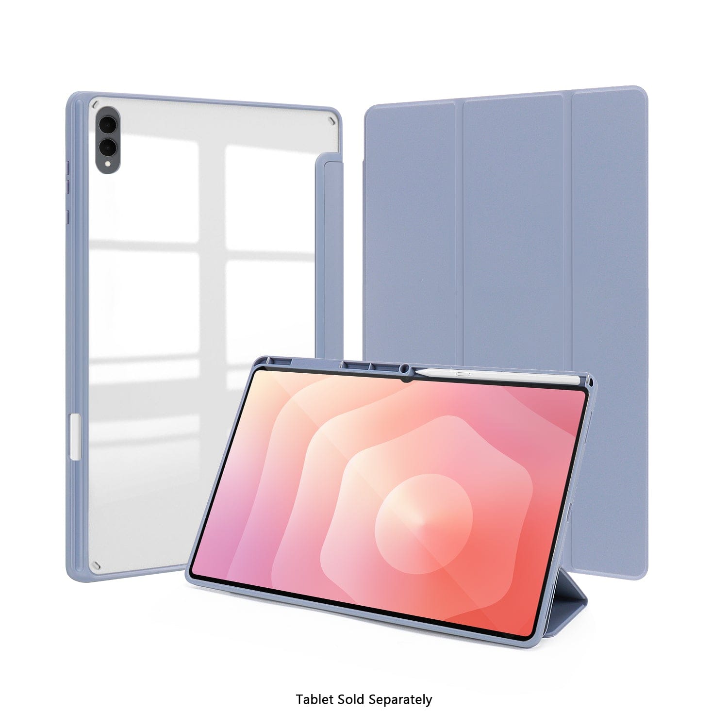 Samsung Galaxy Tab S11 Ultra Case - Folio Slim, Transparent Back | Venture Series