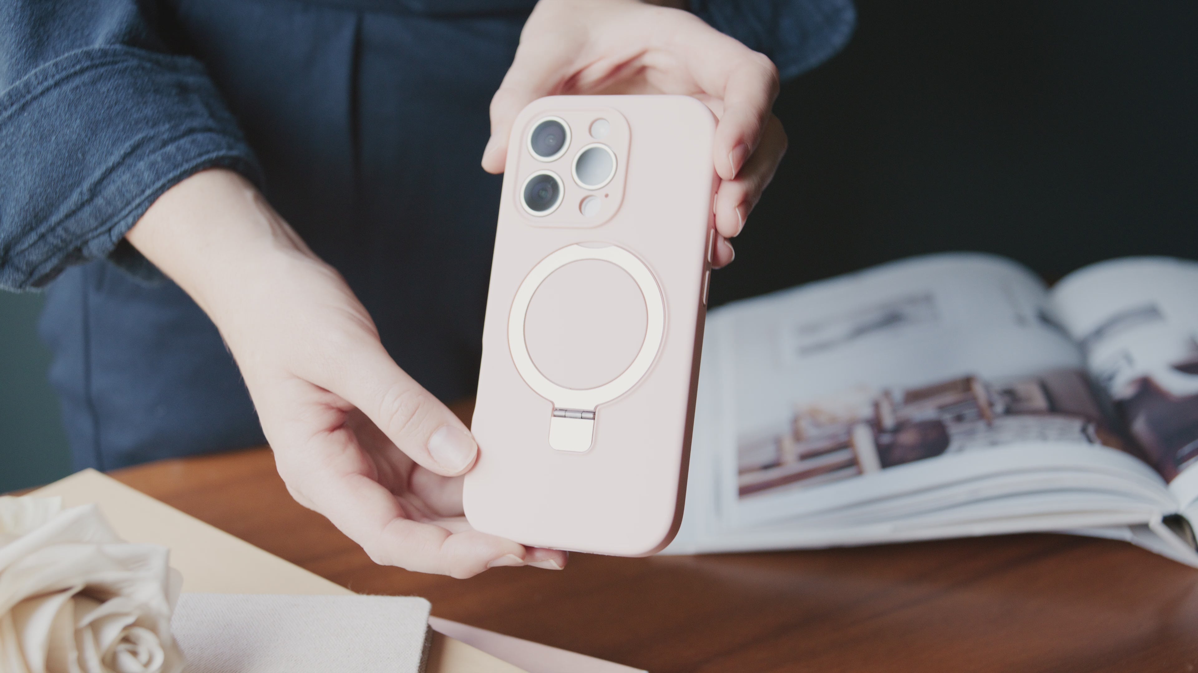 SaharaCase slim shockproof phone case with scratch protection and raised bezels.
