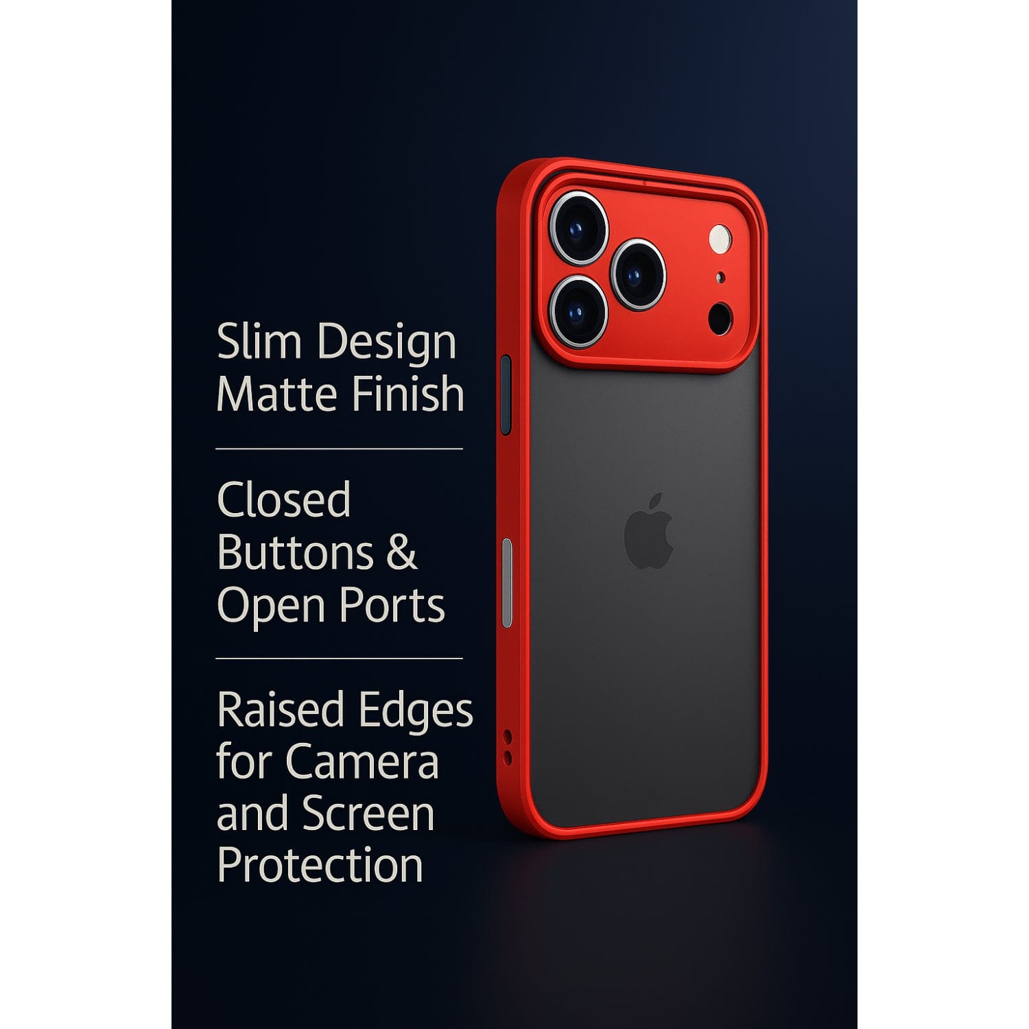 iPhone 17 Pro Case - Slim Anti-Slip, Matte finish | Venture Series
