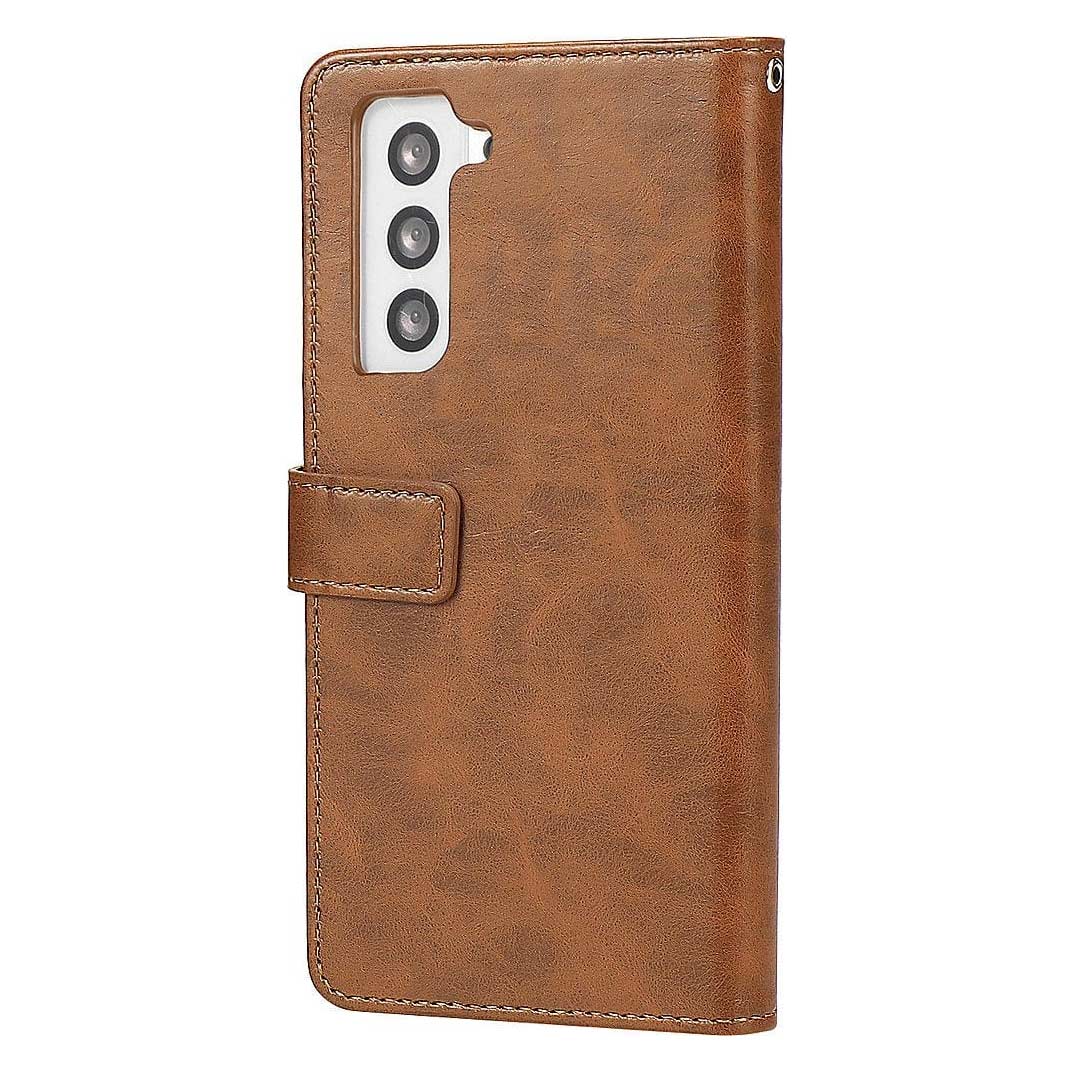 Indy Series Genuine Leather Wallet Case - Galaxy S24+
