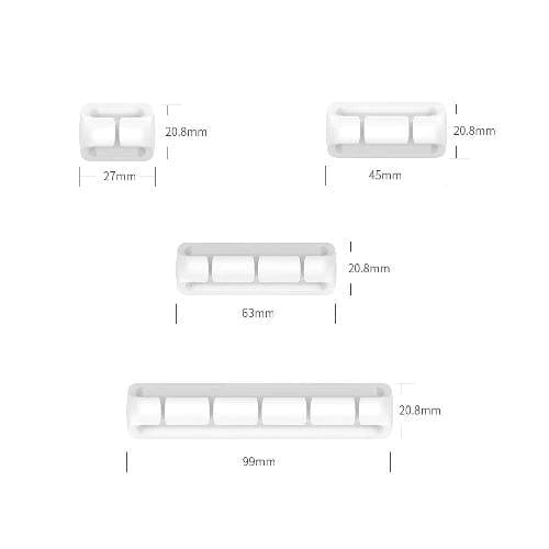 SaharaCase - USB Cable Holder Organizer (4-Pack)