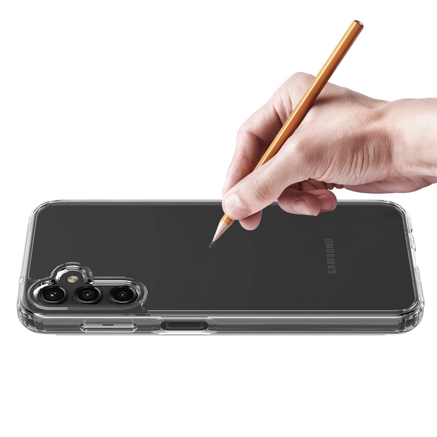 Hybrid-Flex Hard Shell Clear Case - Samsung Galaxy A14 5G