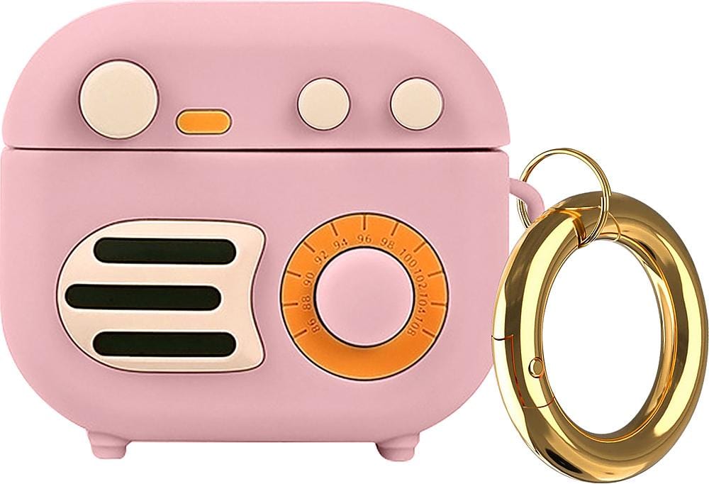 SaharaCase - Retro Radio Case for Apple AirPods (3rd generation) - Pink