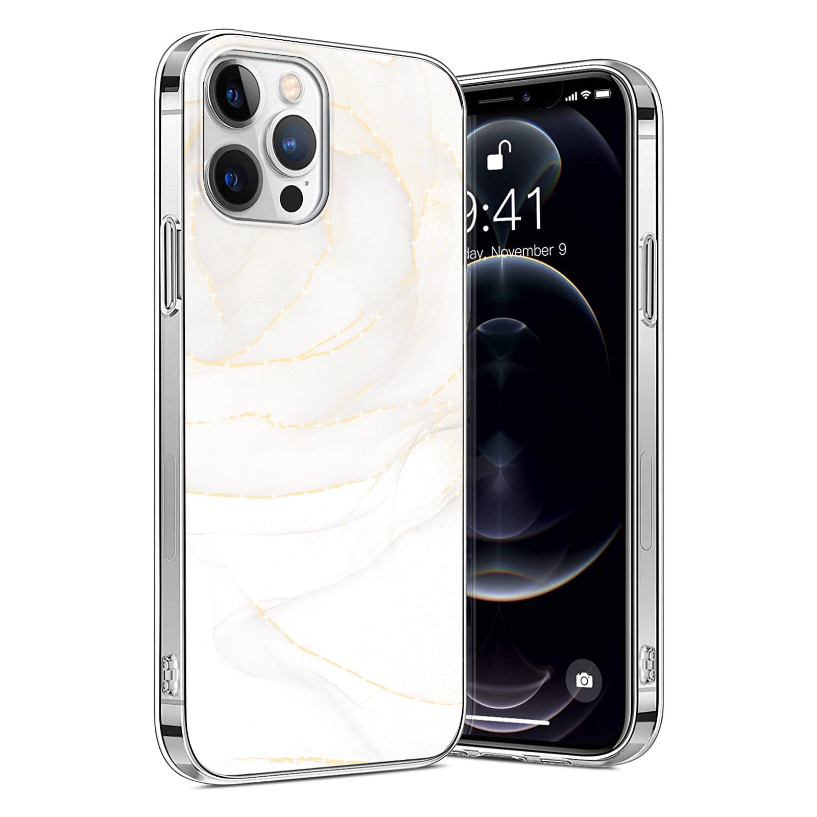 SaharaCase Marble Series Case for Apple iPhone 13 Pro Max White/Gold (CP00162) SaharaCase Marble Series Case for Apple iPhone 13 Pro Max White/Gold (CP00162)
