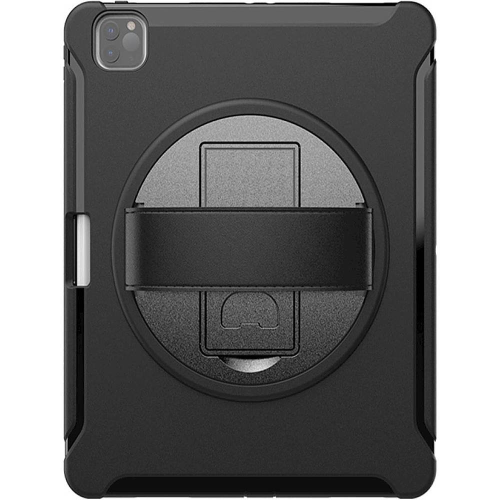 SaharaCase slim black leather wallet case with folio cover and magnetic clasp.