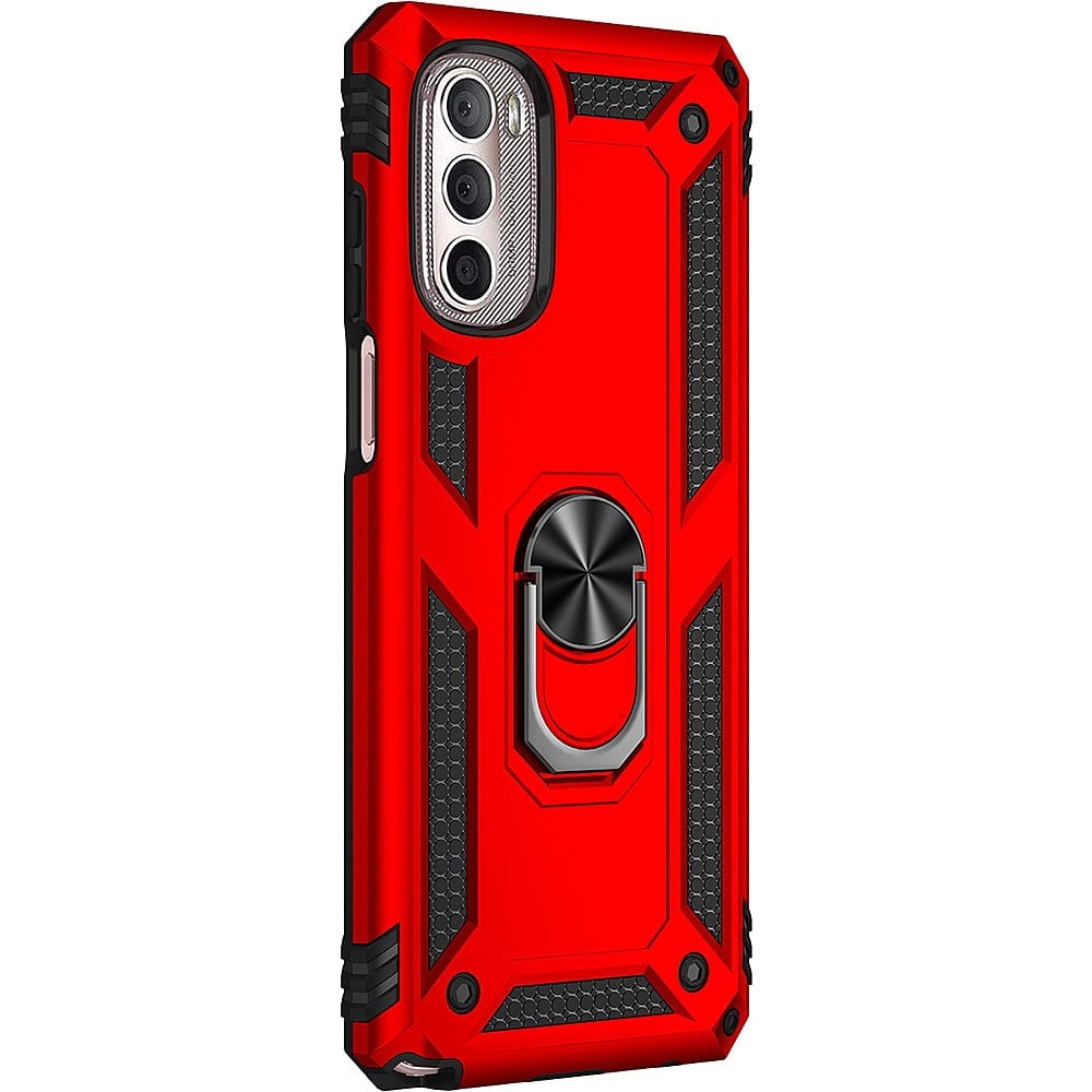 Raider Series Kickstand with Belt Clip Case - Motorola G Stylus 4G